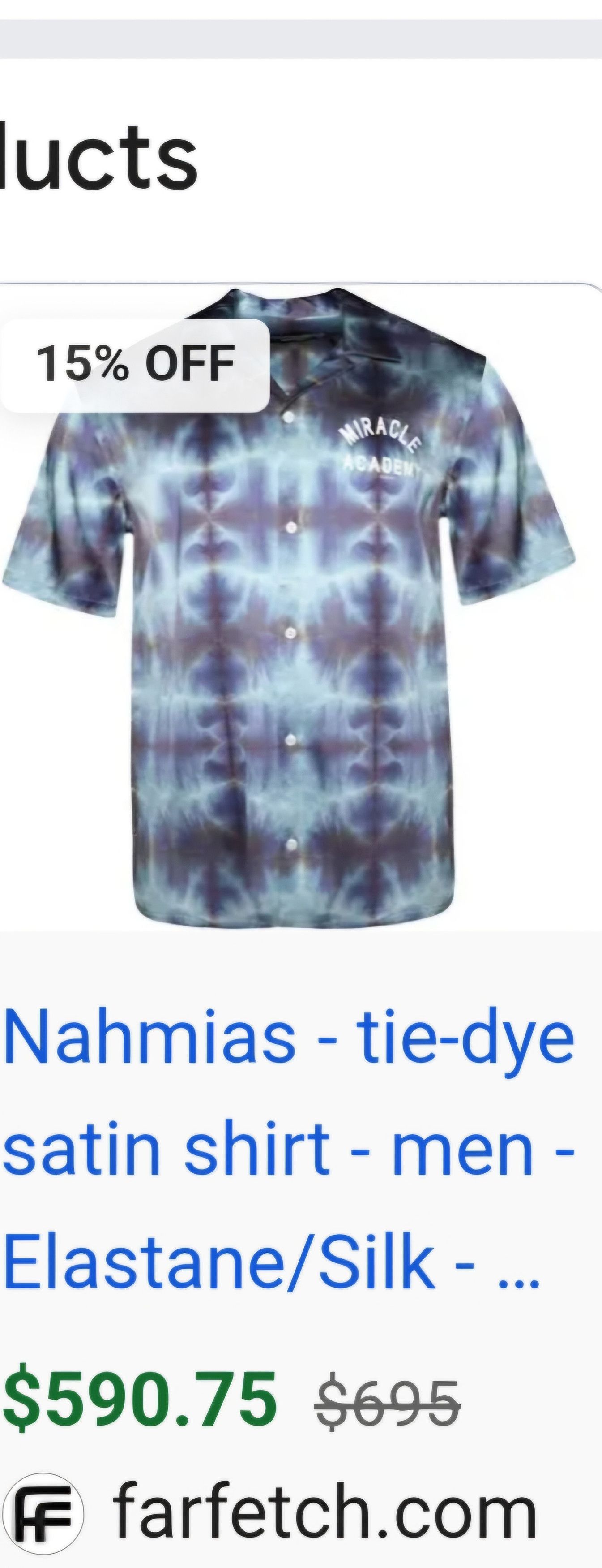 Nahmias Nahmias Tye Dye Miracle Academy Silk Shirt Size US M / EU 48-50 / 2 - 11 Thumbnail