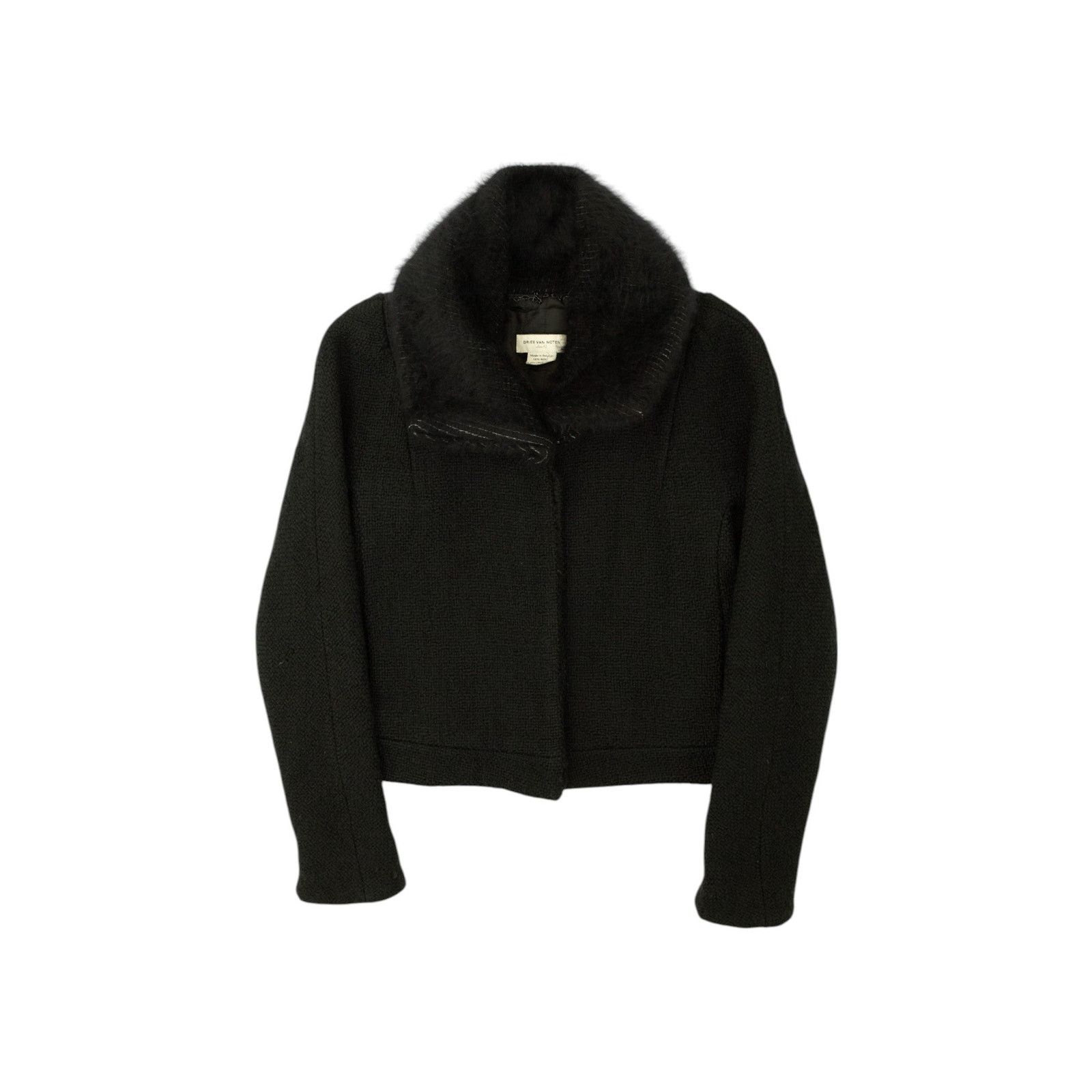 Dries Van Noten Wool Collar Jacket Size M / US 6-8 / IT 42-44 - 1 Thumbnail
