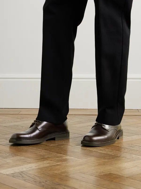 Mr P. Jacques Leather Derby Shoes Size US 10 / EU 43 - 2 Thumbnail