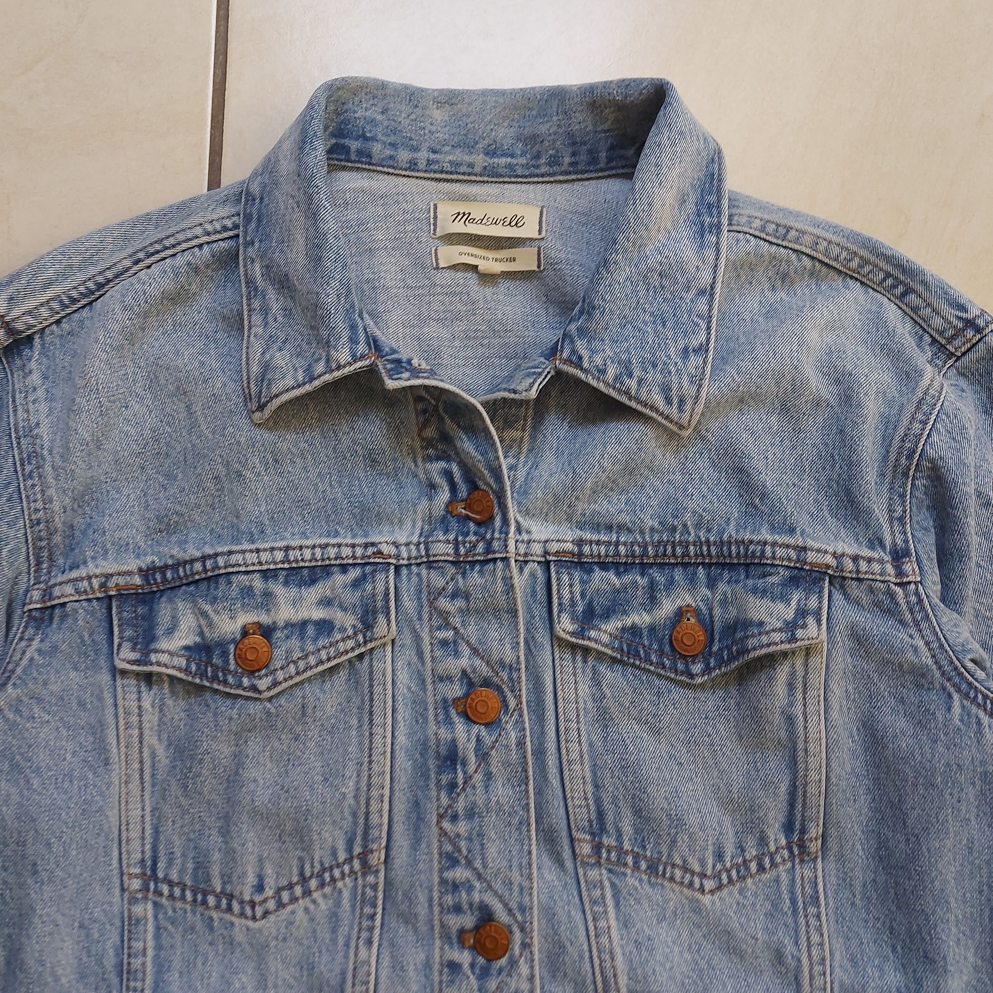 Madewell Madewell oversized trucker denim jacket Size L / US 10 / IT 46 - 1 Thumbnail