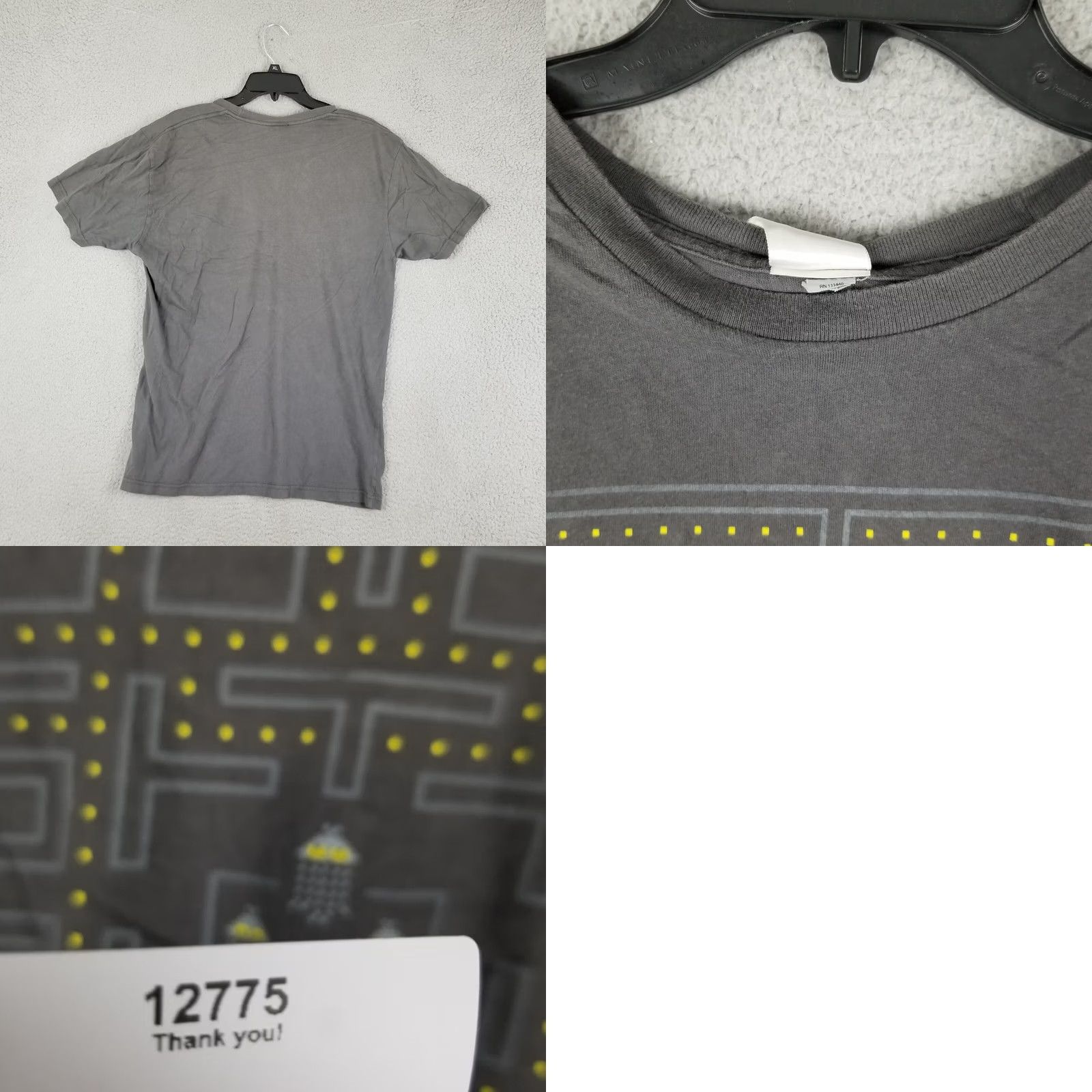 Alife Vintage Seattle Aquarium T-Shirt Shark Pacman 90s Tee Ocean Life Mens Adult Medium Gray Cotton Crew Neck Short Sleeve Shirt Size US M / EU 48-50 / 2 - 8 Thumbnail