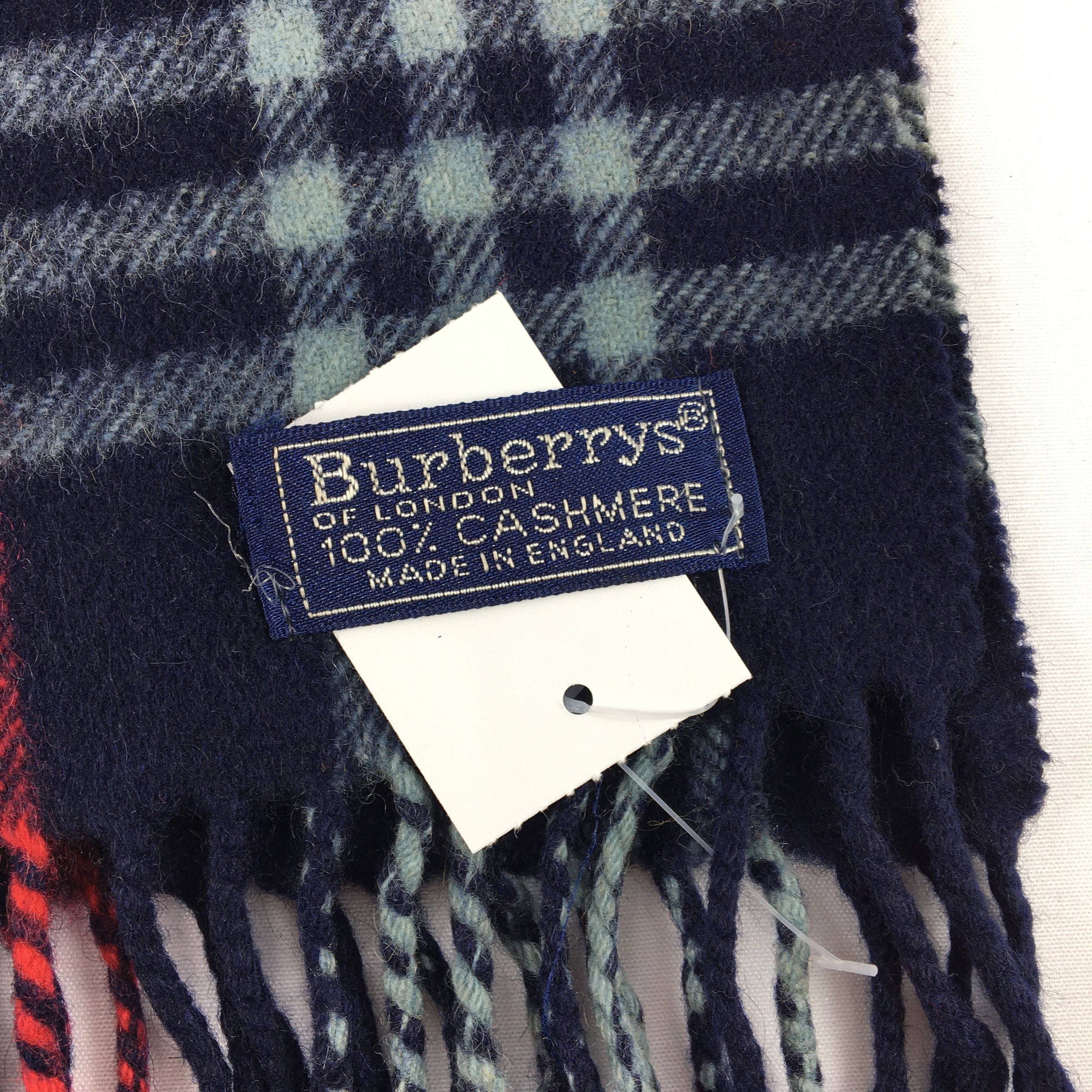 Burberry Vintage Burberry Scarf Muffler Wool Cashmere Scarves Size ONE SIZE - 4 Thumbnail