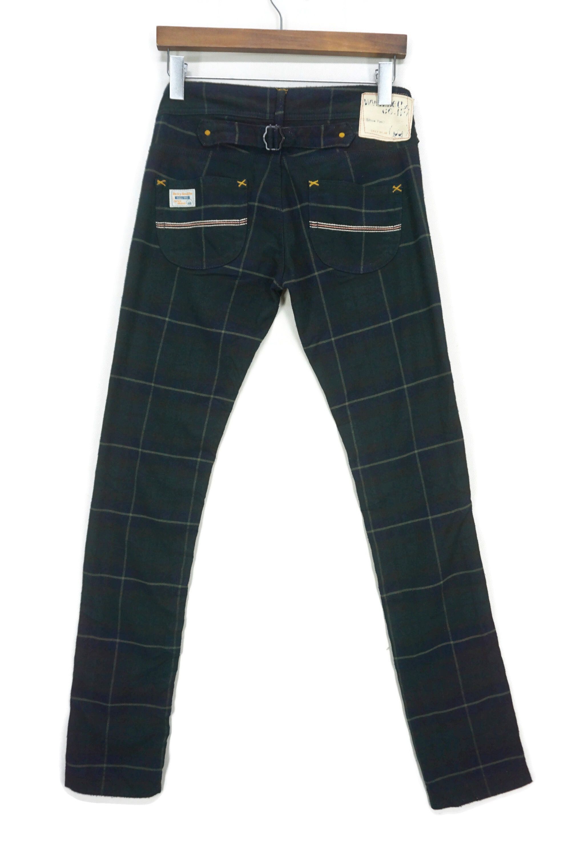 Japanese Brand Betty Smith Pants fit W30xL32 Low-Rise Slim Workwear Size 26" / US 2 / IT 38 - 2 Thumbnail