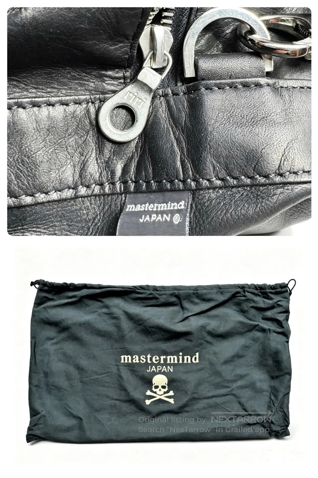 Mastermind Japan mastermind Japan MMJ Leather Boston Bag. Size ONE SIZE - 9 Thumbnail