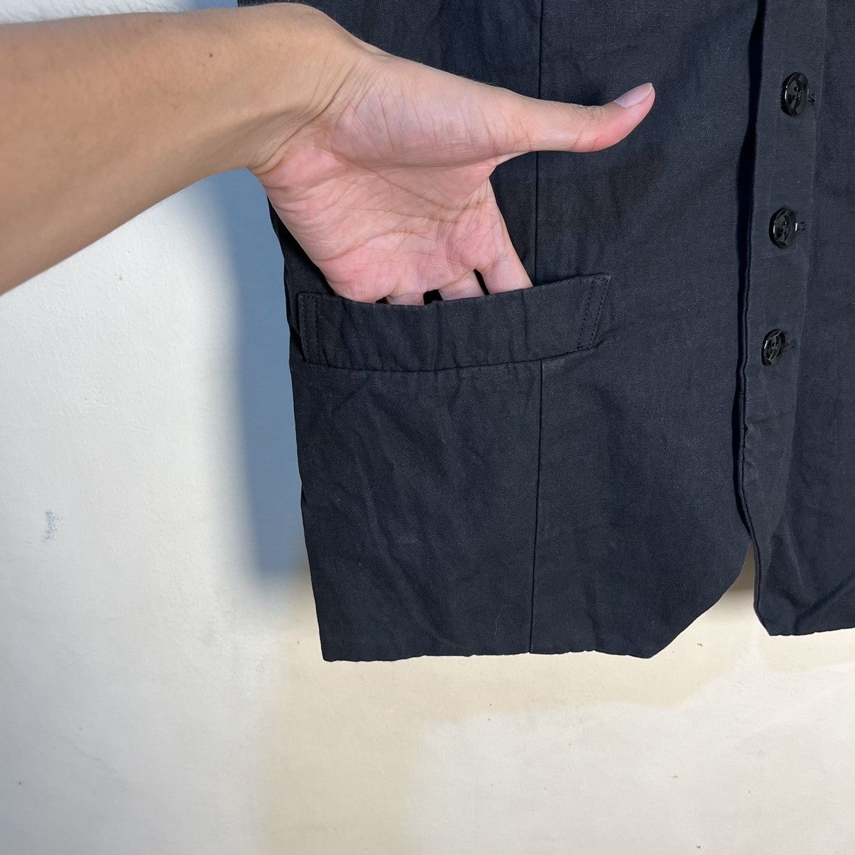 Garment Reproduction of Workers Garment Reproduction of Workers Dolman Collar Rebake Vest Size US M / EU 48-50 / 2 - 4 Thumbnail