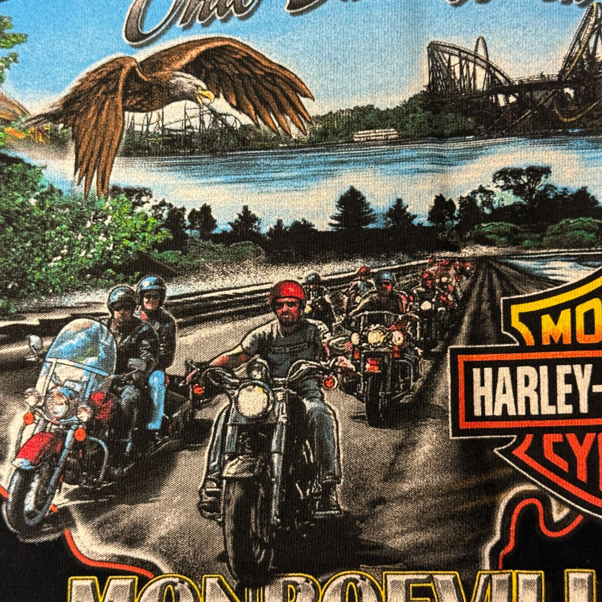 Harley Davidson H-D Ohio BIKE WEEK Graphic Motorcycle Biker Muscle Shirt USA Size US XL / EU 56 / 4 - 7 Thumbnail