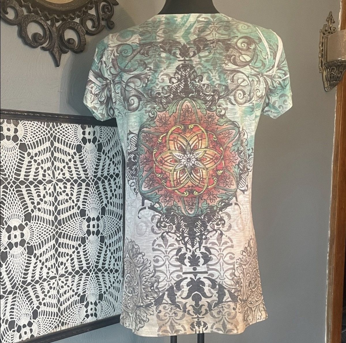 Buckle Black Daytrip vintage mandala top Size L / US 10 / IT 46 - 3 Thumbnail