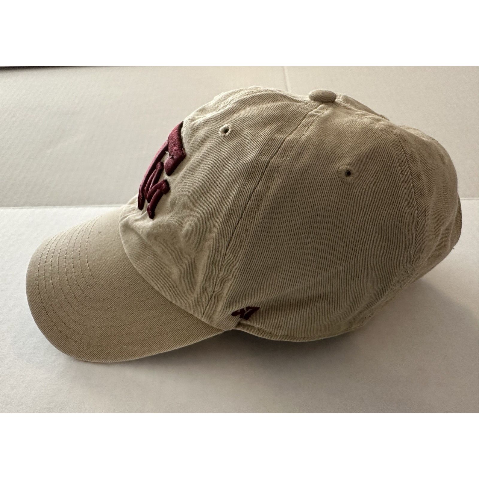47 Brand 47 Brand Texas A&M Aggies Cap Hat Khaki OSFM Embroidered Size ONE SIZE - 5 Thumbnail