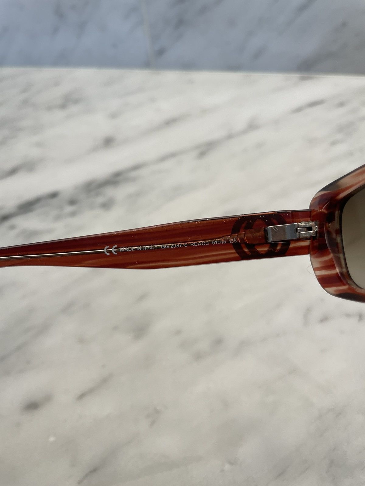 Gucci Gucci gg 2987 sunglasses with big logo tom ford era Size ONE SIZE - 4 Thumbnail