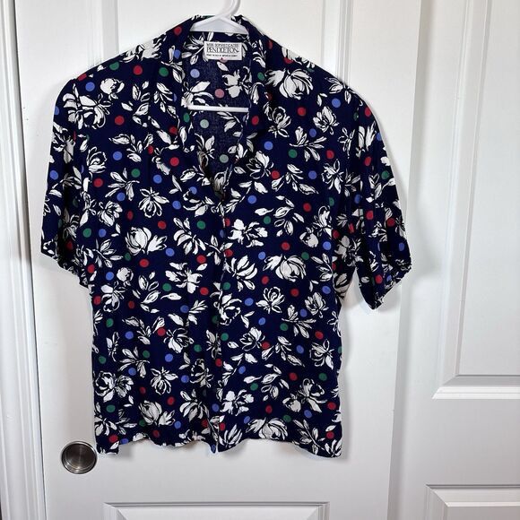 Pendleton MISS SOPHISTICATE/ PENDLETON Vtg Floral Shirt Women 14 Size XL / US 12-14 / IT 48-50 - 1 Thumbnail