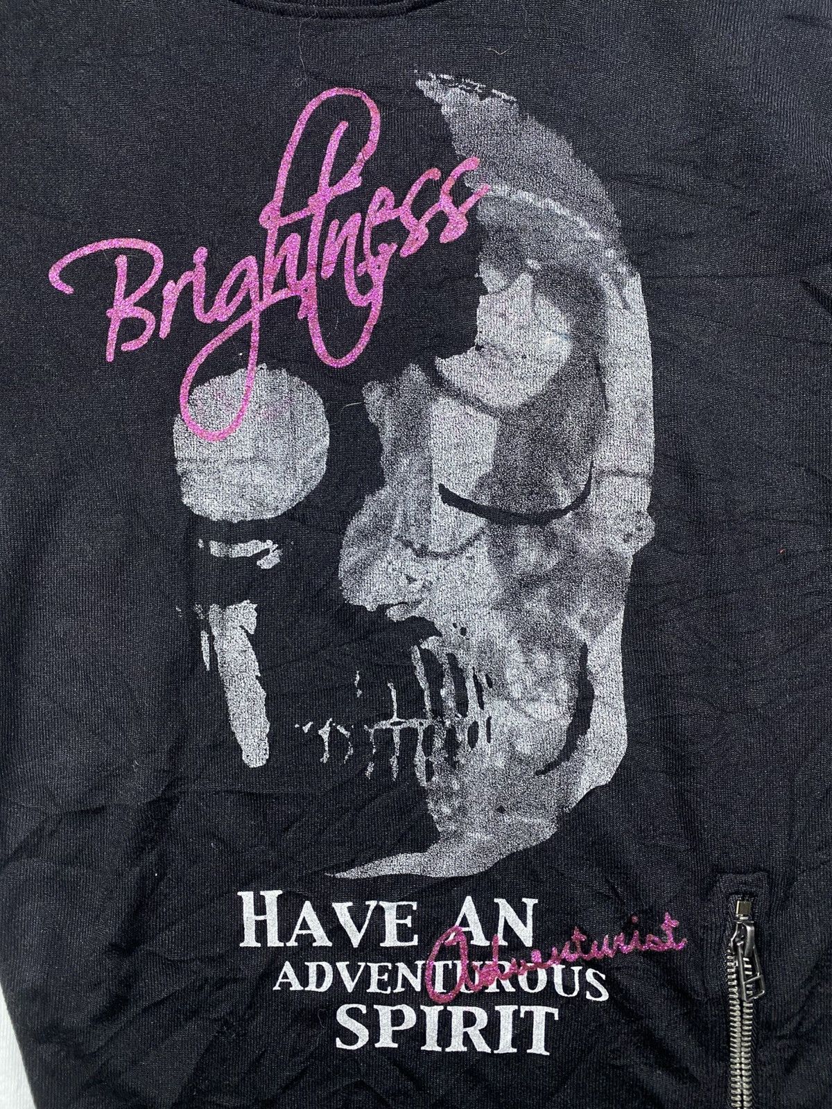 If Six Was Nine Faux Fur gothic Hoodie Skull Lgb Style Size US L / EU 52-54 / 3 - 4 Thumbnail
