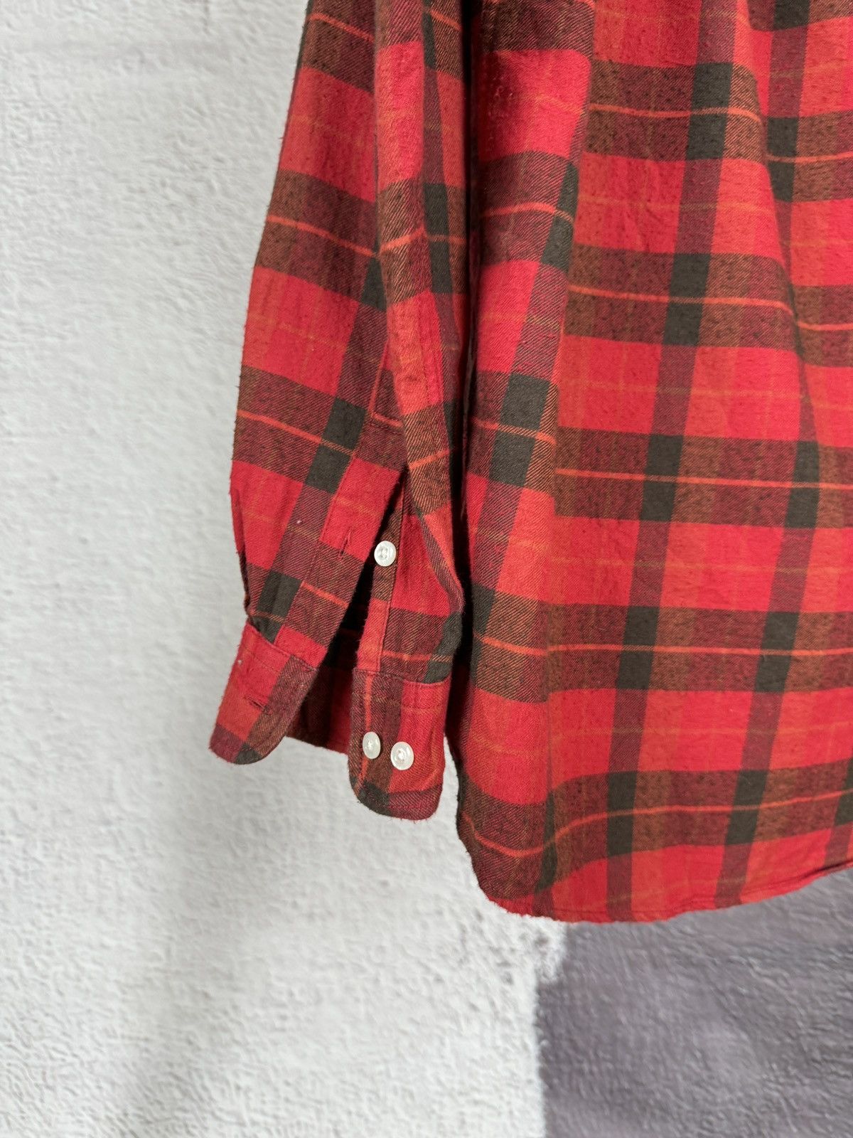 Edwin × Japanese Brand Edwin Wildfire Japan checkered flannel long sleeve shirt Size US L / EU 52-54 / 3 - 15 Thumbnail