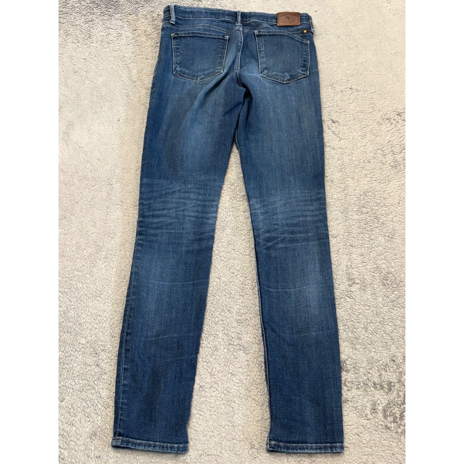 Lucky Brand Lucky Brand Jeans Womens 8/29 Stella Skinny Medium Wash Blue Denim Stretch Size 30" / US 8 / IT 44 - 7 Thumbnail
