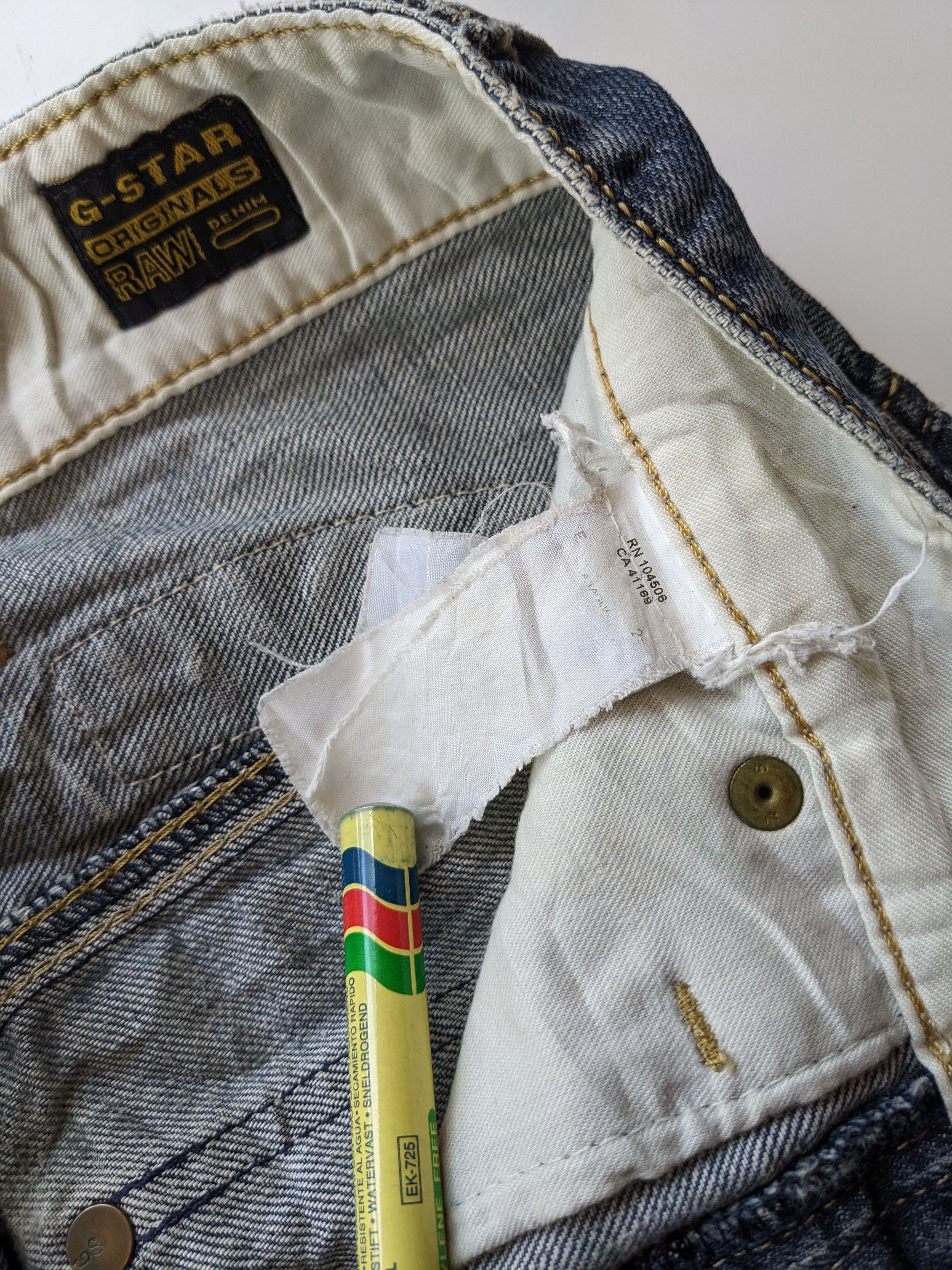 G-Star G Star Raw Elwood Heritage distressed jeans Size US 30 / EU 46 - 9 Thumbnail