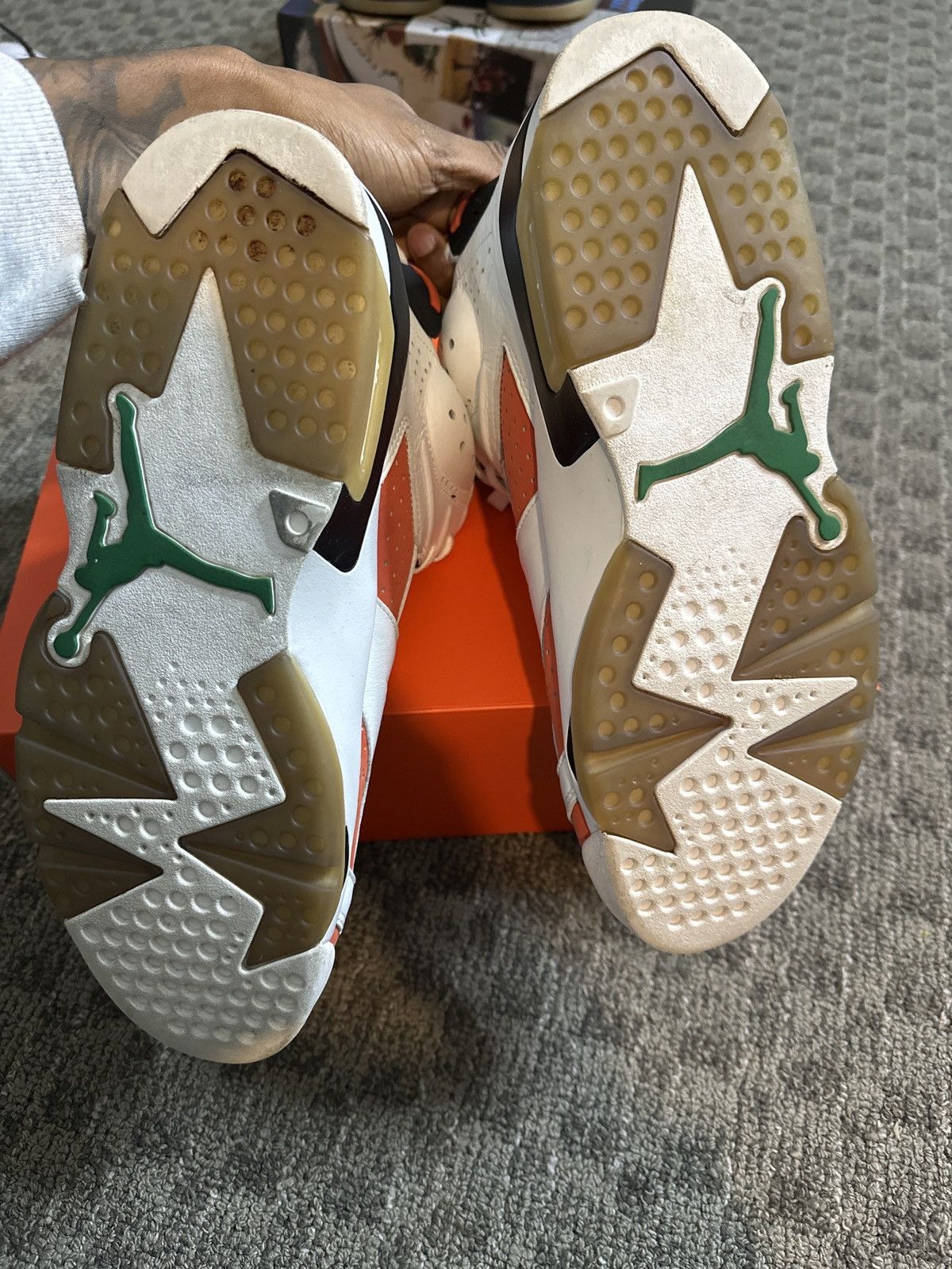 Jordan Brand Jordan 6 ‘Gatorade Like Mike White’ Size US 12 / EU 45 - 5 Thumbnail