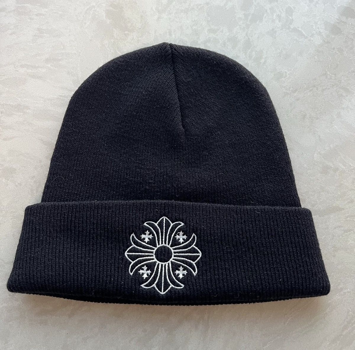 Chrome Hearts Chrome Hearts Floral Cross Wool Hat Size ONE SIZE - 1 Thumbnail