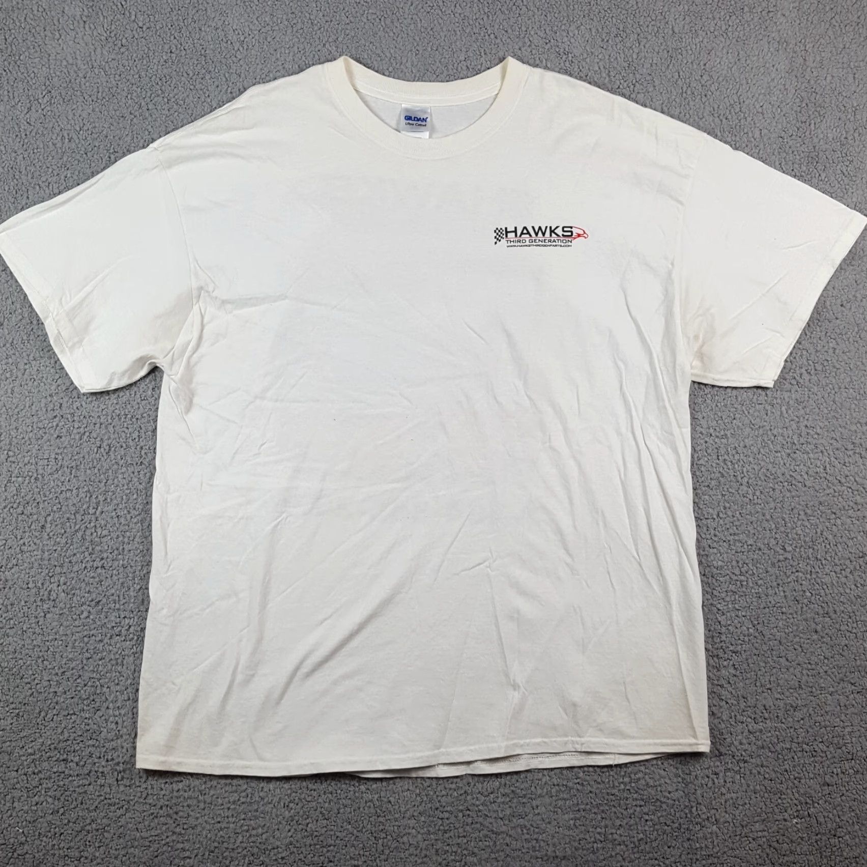 Gildan Vintage Gildan NASCAR T-Shirt Men 2XL White Cotton Retro Auto Grunge Y2K, Short Sleeve Size US XXL / EU 58 / 5 - 2 Thumbnail