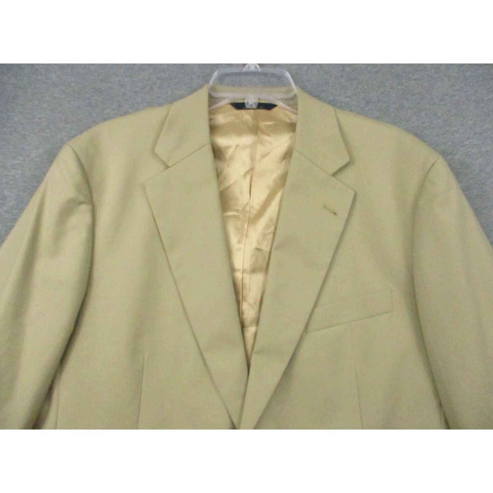Brooks Brothers VINTAGE Brooks Brothers 346 Blazer Jacket 42L Men Beige Sports Coat Thailand Size 42R - 2 Thumbnail