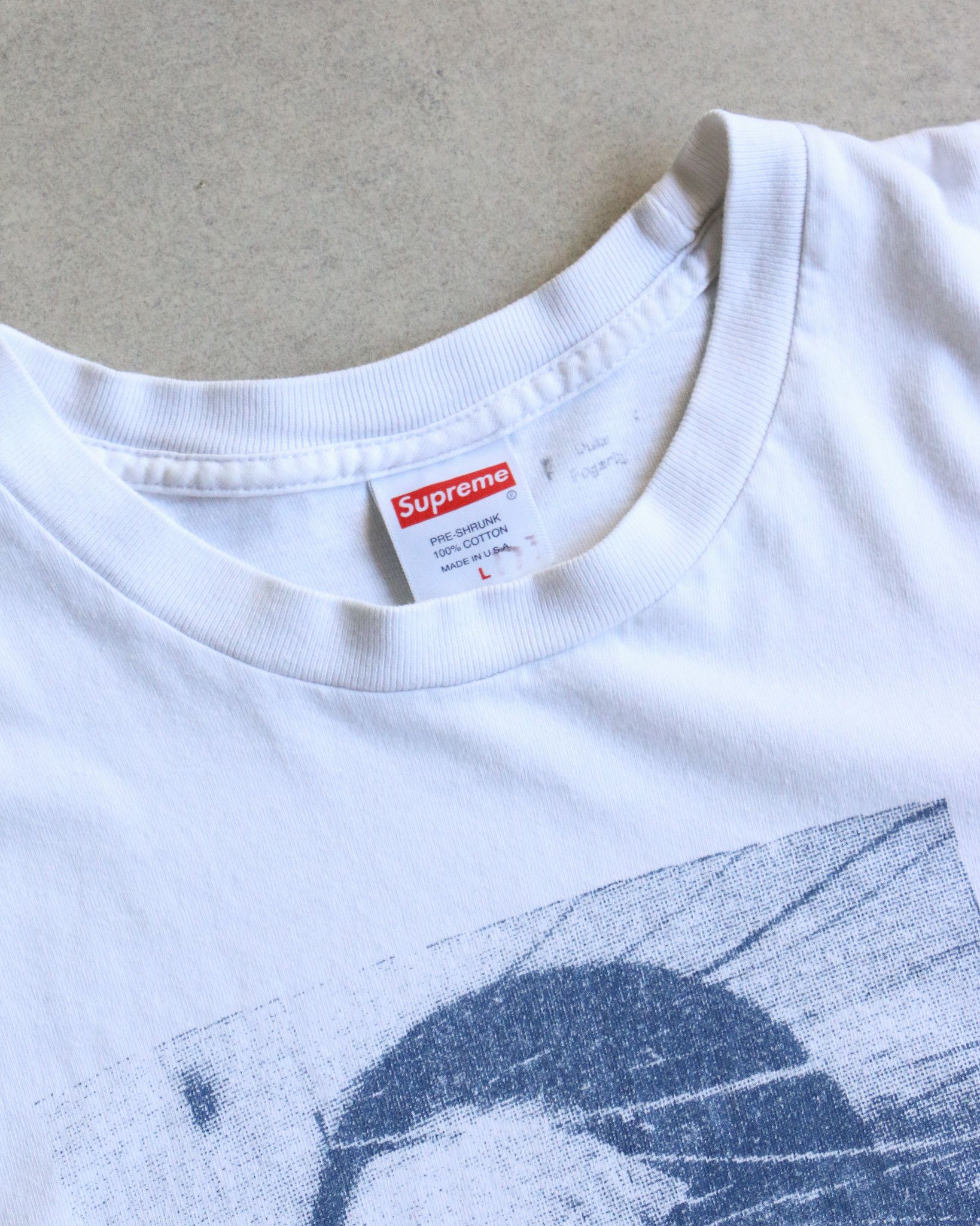Supreme Supreme Mona Lisa Tee White Size US L / EU 52-54 / 3 - 3 Thumbnail