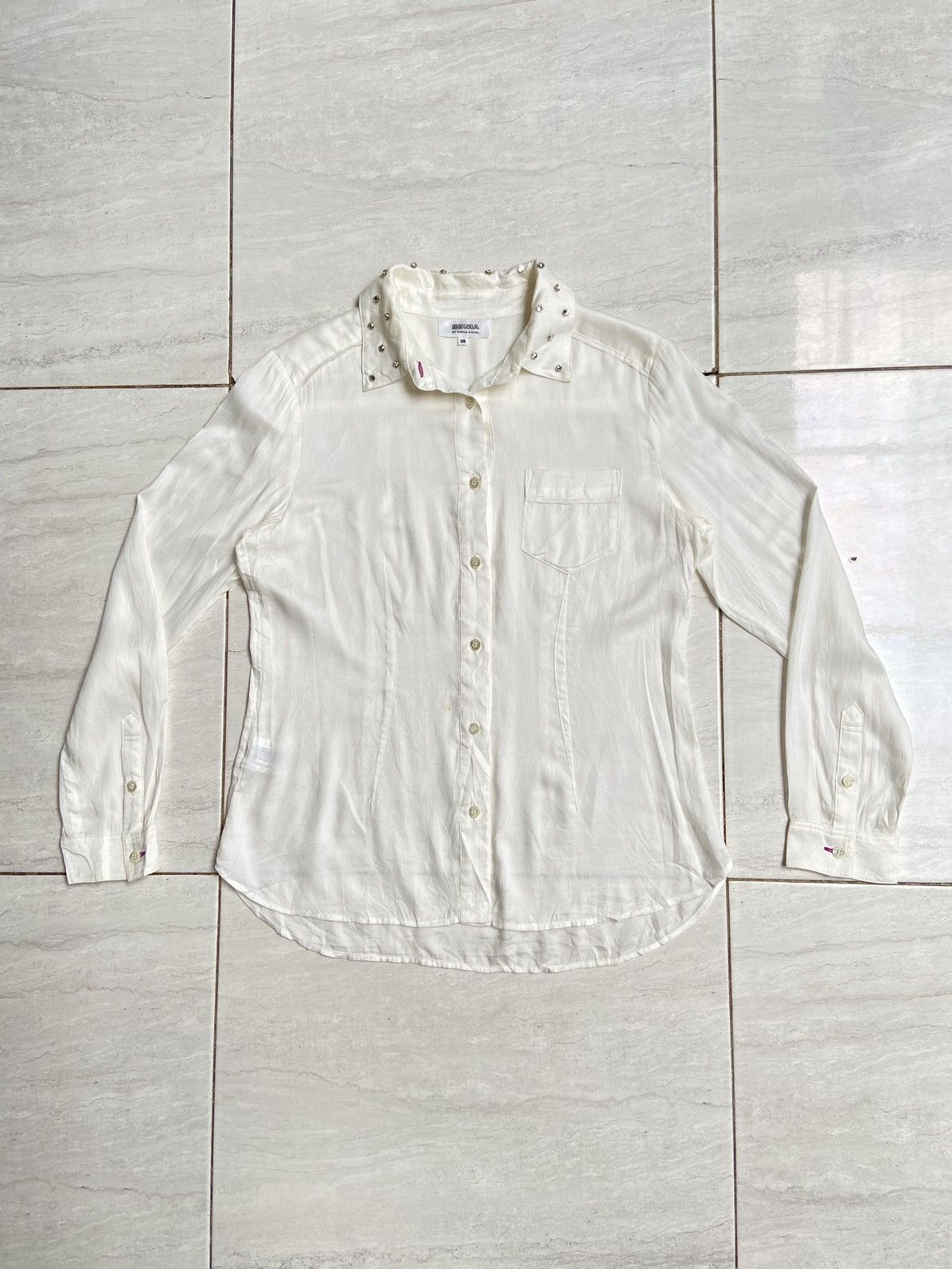 Sonia Rykiel SONIA By SONIA RYKIEL White Shirt Size S / US 4 / IT 40 - 1 Thumbnail