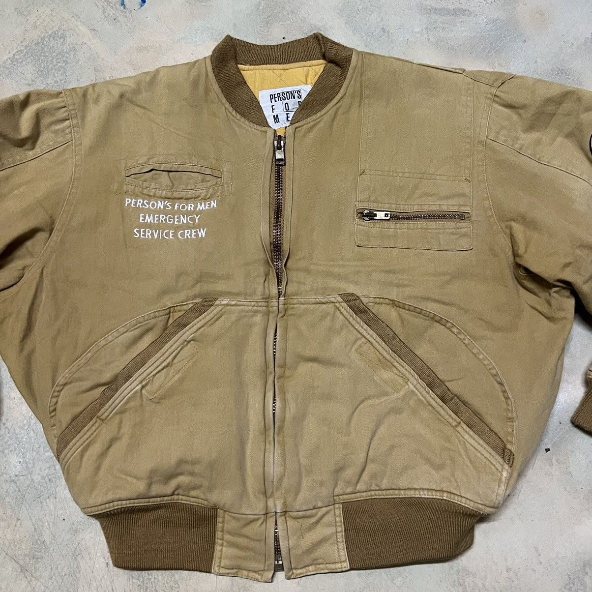 Japanese Brand Person’s For Men Big Logo Bomber Jacket Size US M / EU 48-50 / 2 - 4 Thumbnail