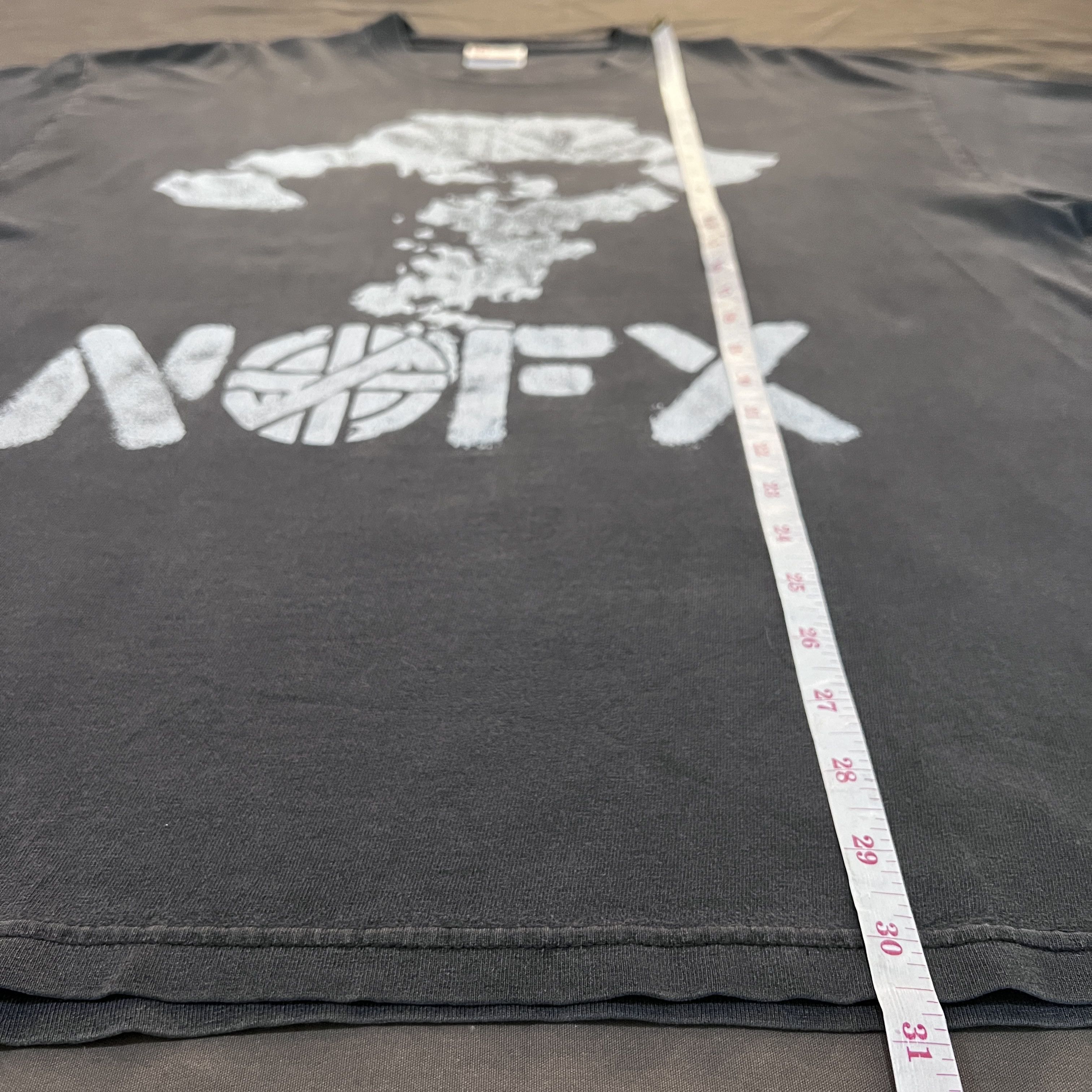 Band Tees × Seditionaries × Vintage Vintage 90s NOFX Crass Logo Atomic Bomb Tee XL Faded Punk Size US XL / EU 56 / 4 - 15 Thumbnail