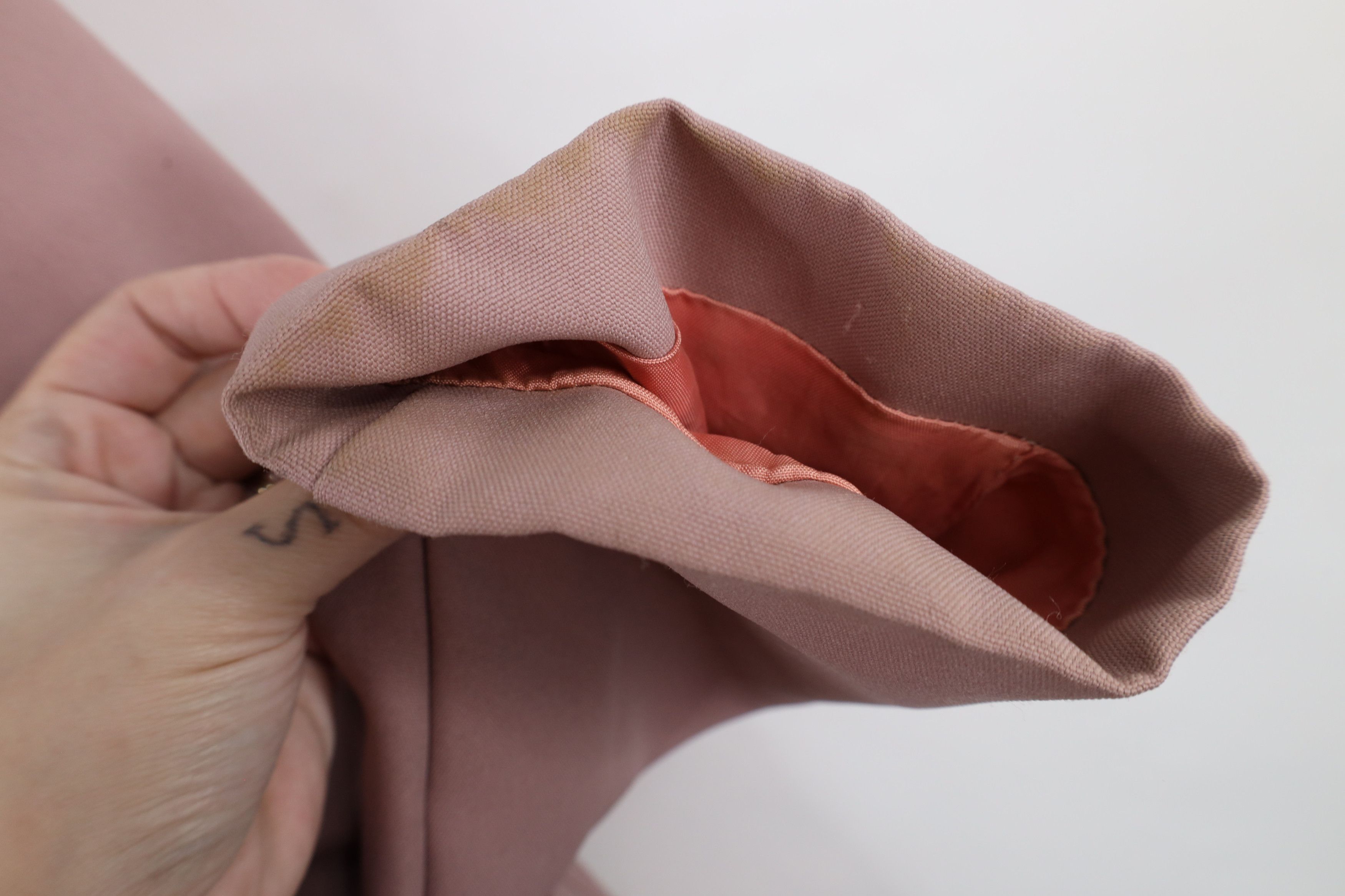 Vintage Vintage 70s Union Made Button Trench Coat Jacket Pink USA Size XL / US 12-14 / IT 48-50 - 10 Thumbnail