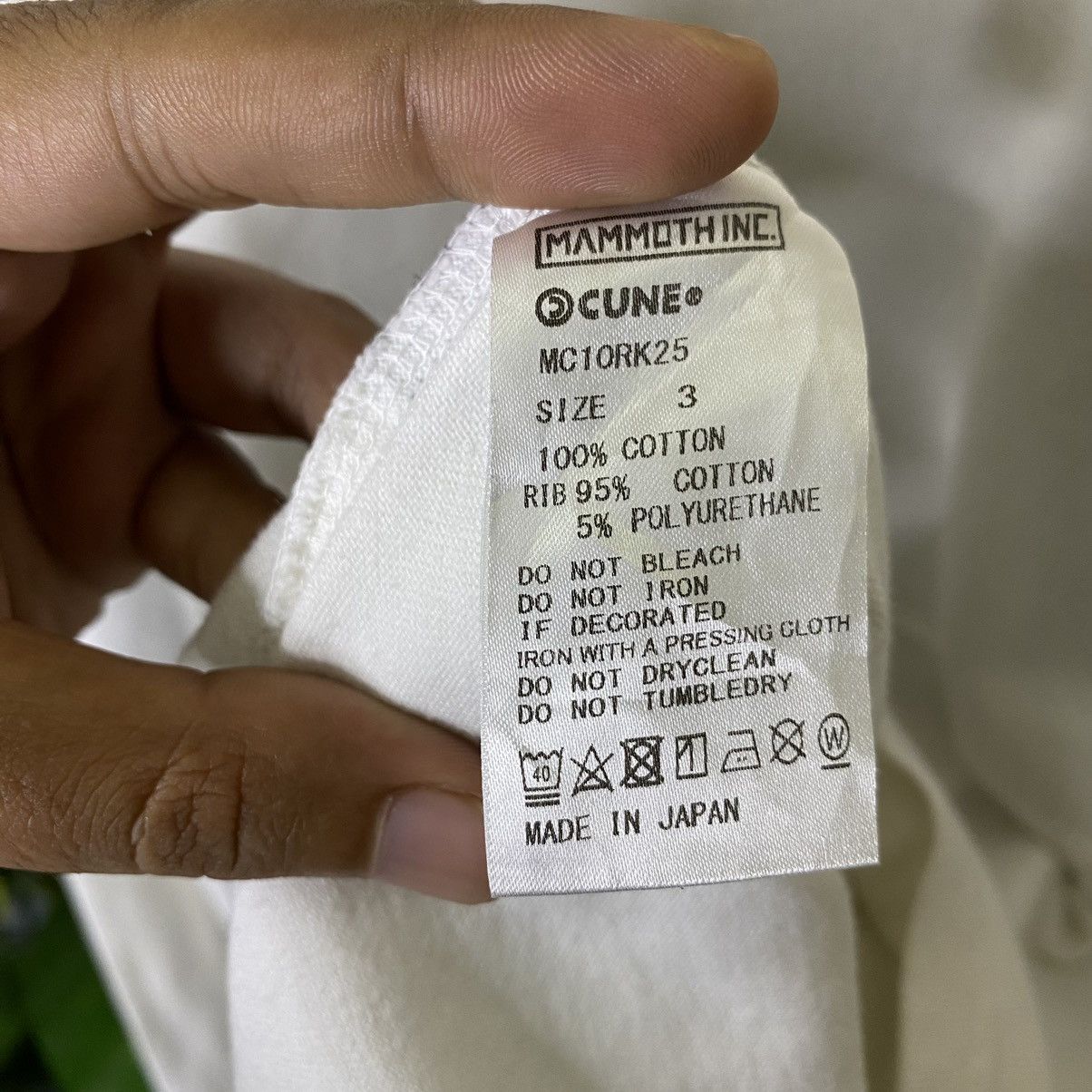 Japanese Brand Cune Mammoth Inc L/S T Shirt Made in Japan Size US XL / EU 56 / 4 - 6 Thumbnail