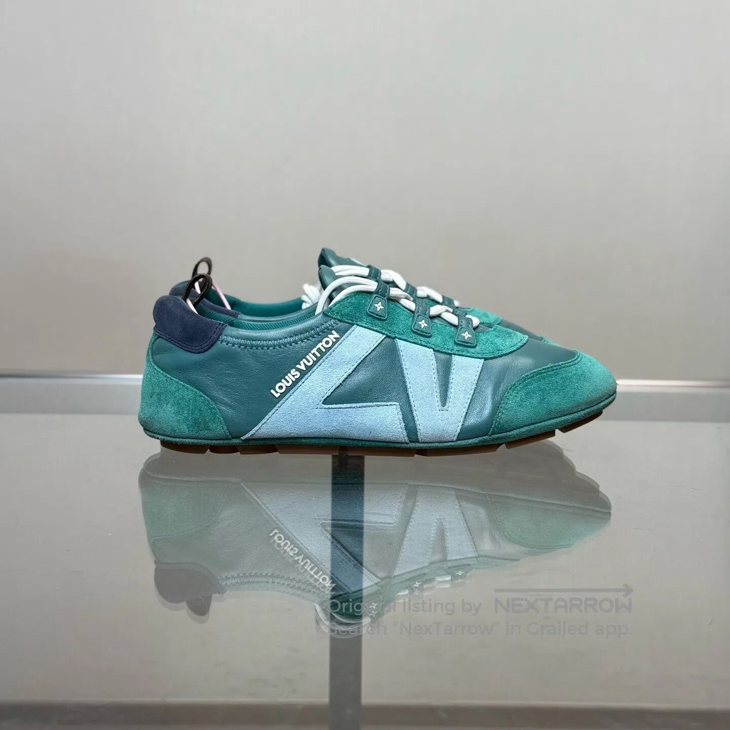 Louis Vuitton Louis Vuitton Sneakerina Green Ballet Training Shoes Size US 7.5 / IT 37.5 - 3 Thumbnail