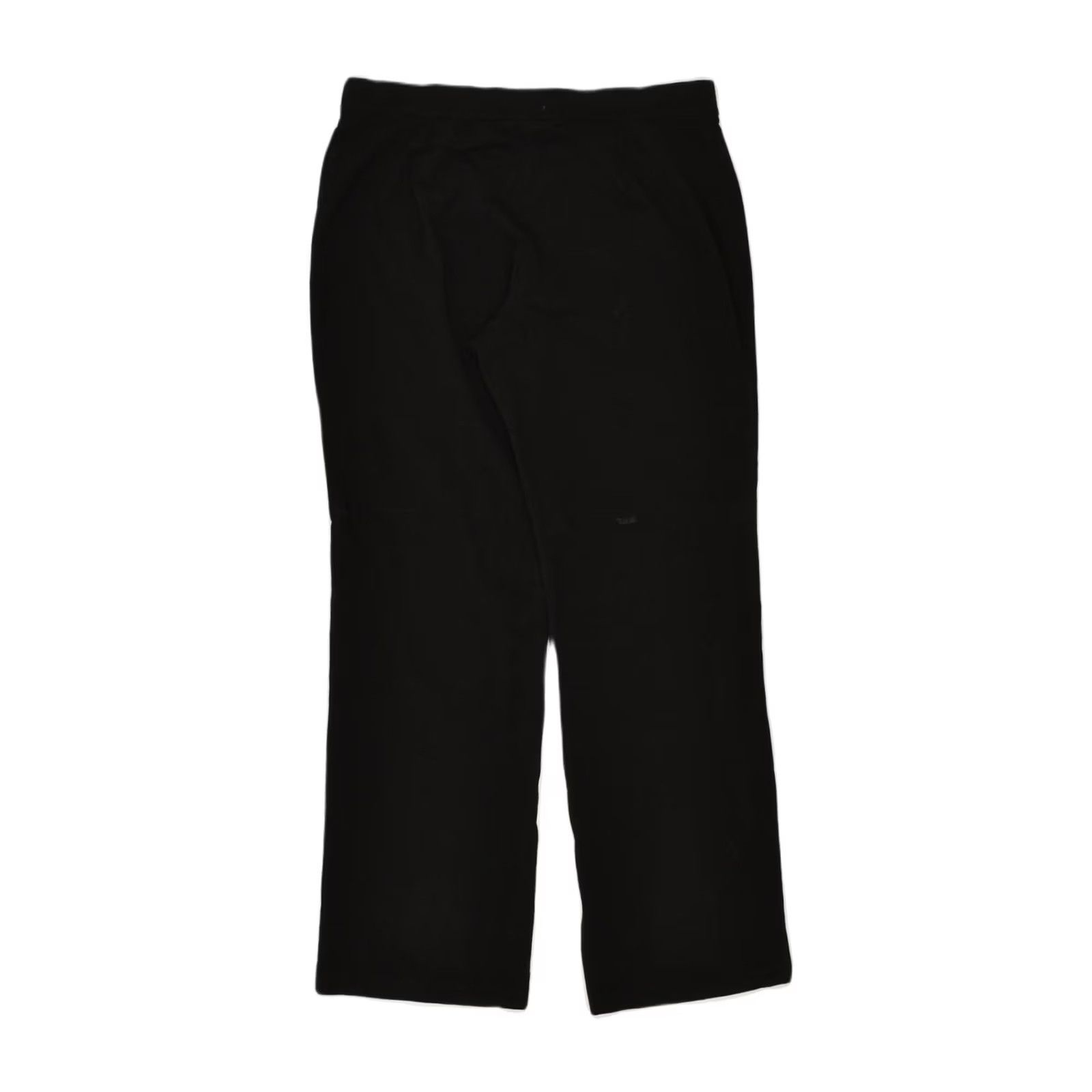 Vintage L.L.BEAN Womens Tall Bootcut Casual Trousers Medium Black Cotton W33 L32 Size 32" / US 10 / IT 46 - 2 Thumbnail