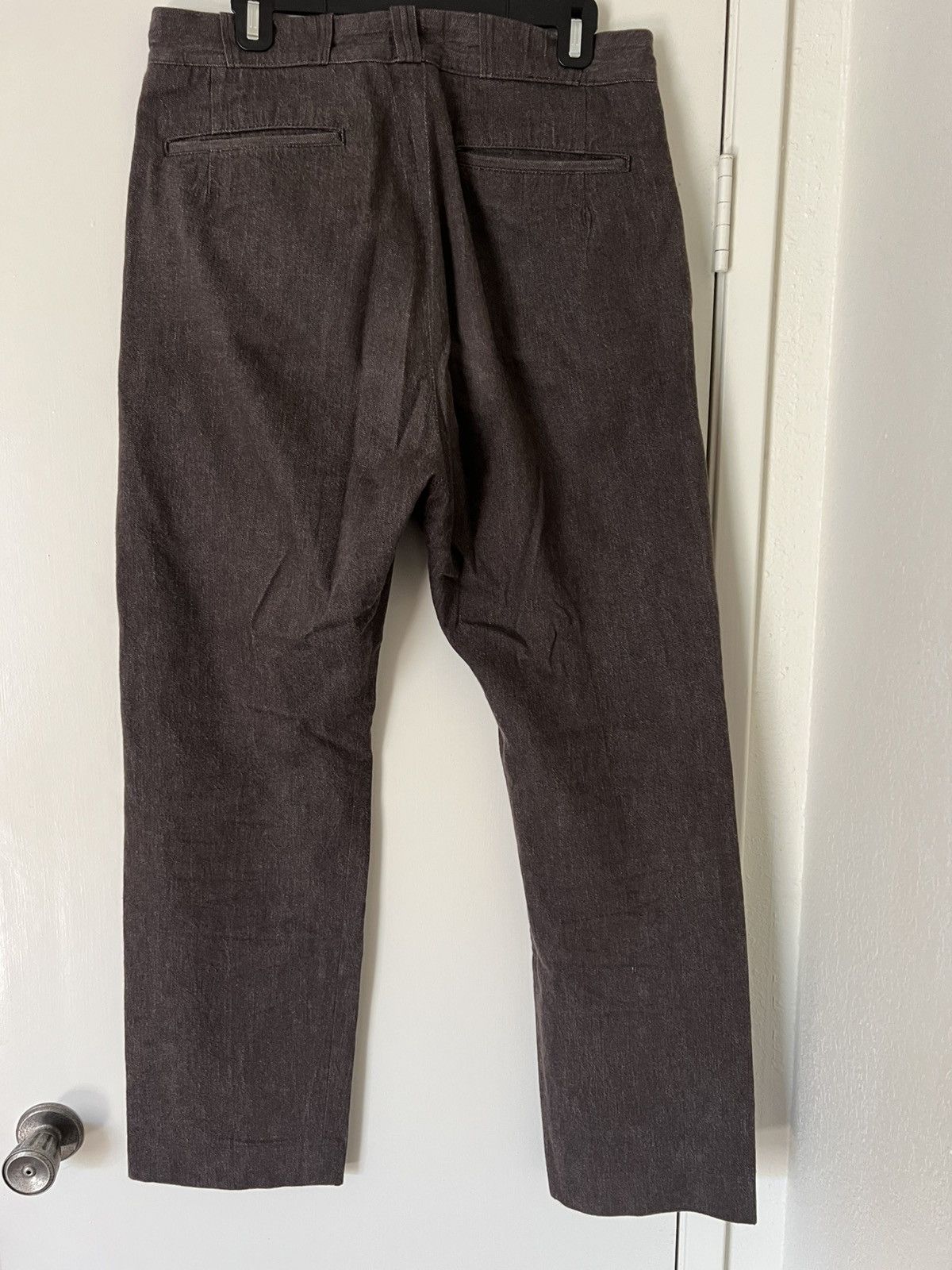 Kaptain Sunshine Denim Trouser - Brown Vintage Wash Size US 32 / EU 48 - 2 Thumbnail