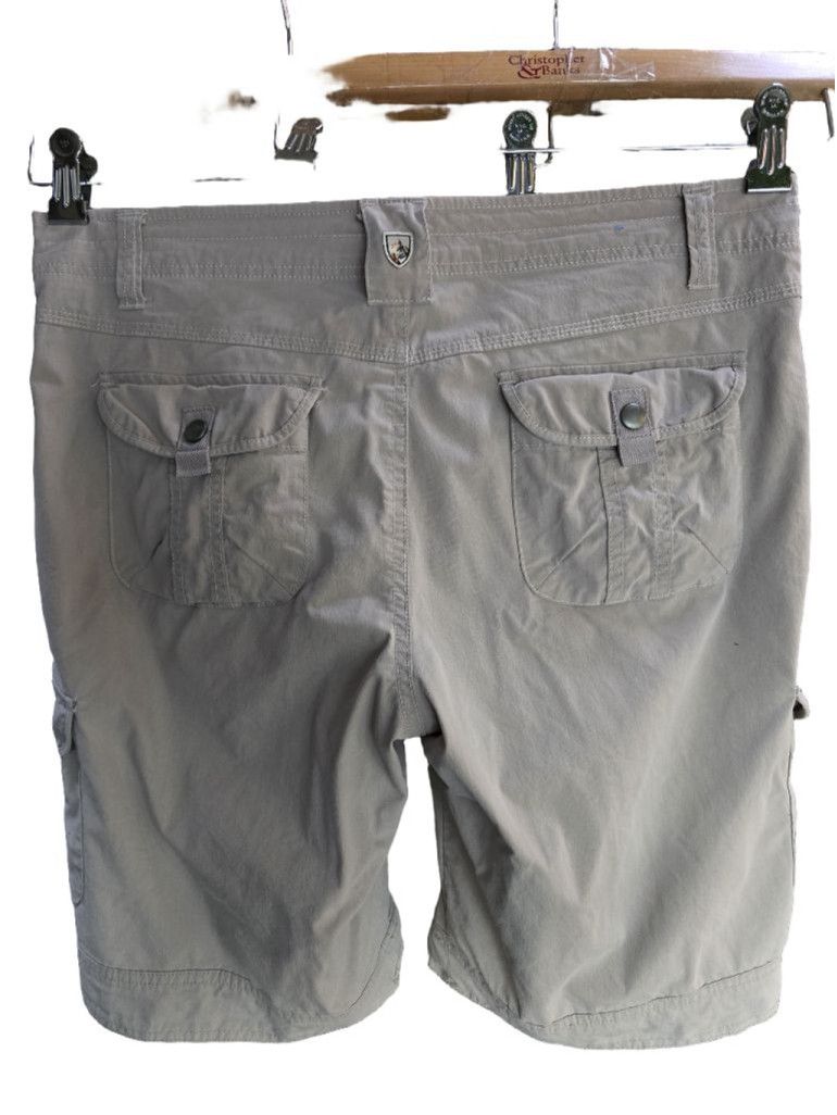 Kuhl Women's Kuhl Gray Cargo Shorts Size 10 Size 32" / US 10 / IT 46 - 3 Thumbnail