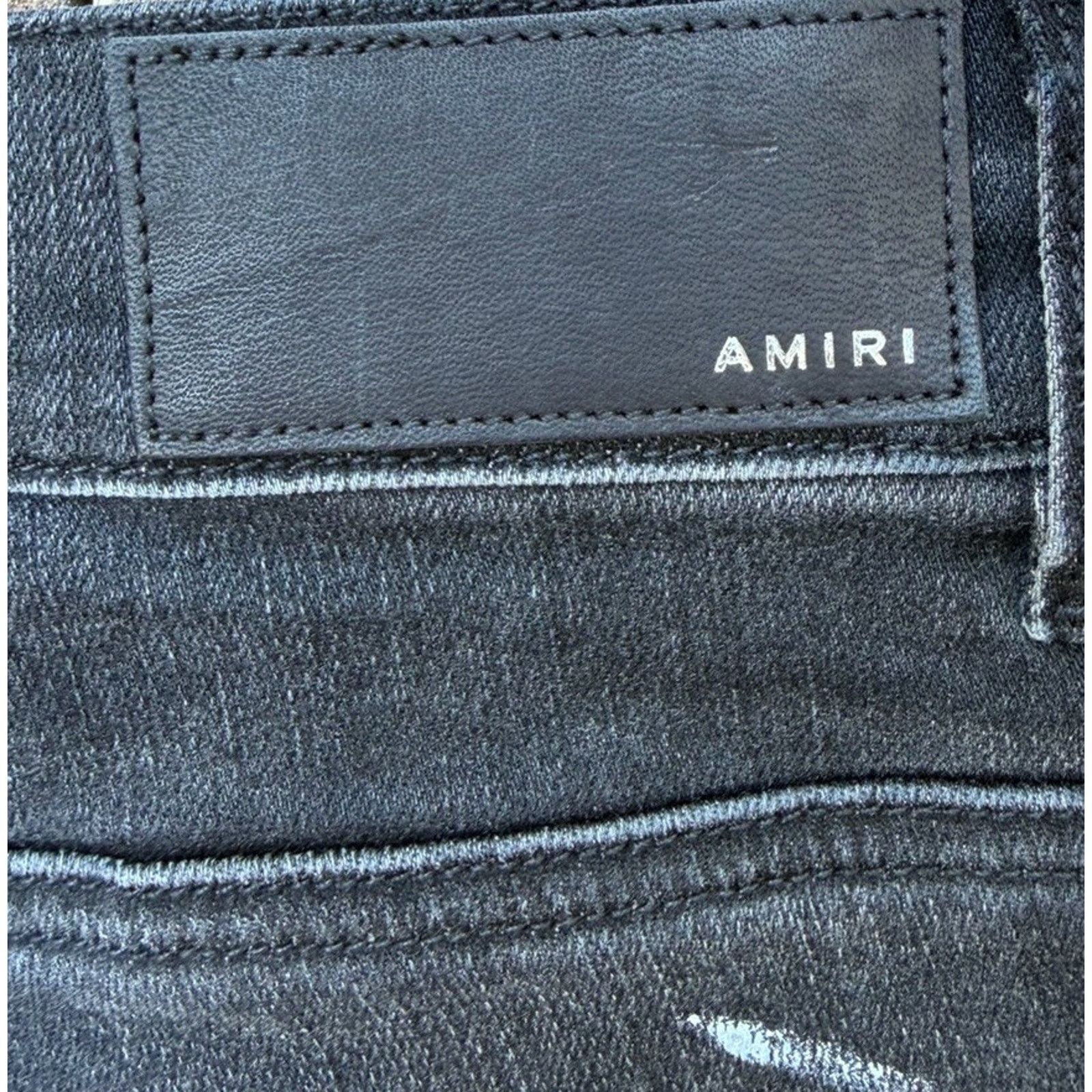 Amiri Size 34 - Amiri Aged Black MA Drip Jeans NEW/RETAIL $1,290 Size US 34 / EU 50 - 5 Thumbnail