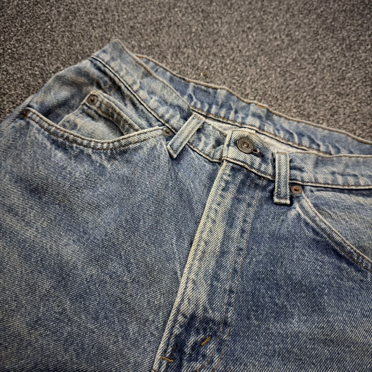 Levi's Vintage Clothing 🔥🇺🇸 Vintage Levi’s 505-0217 Orange Tab Stone Wash Denim Size US 31 - 13 Thumbnail