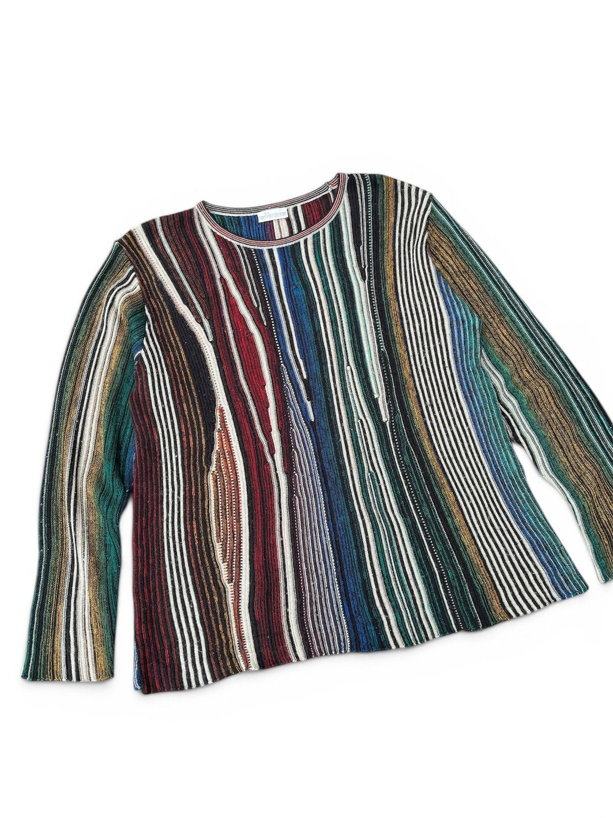 Japanese Brand Coogie Style By Esigma Knit Size US M / EU 48-50 / 2 - 2 Thumbnail