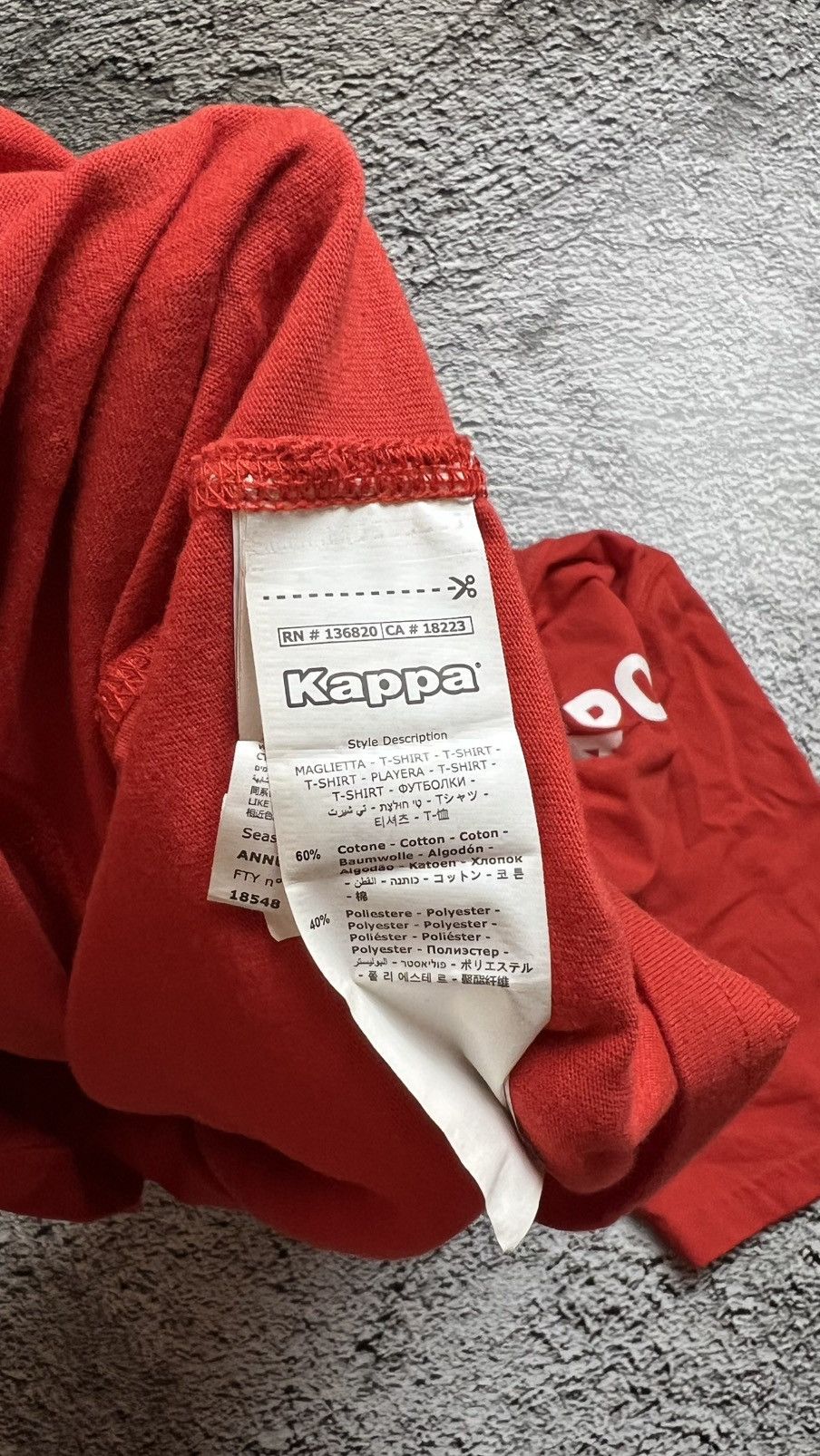 Kappa Kappa Napoli football t shirt jersey Size US M / EU 48-50 / 2 - 5 Thumbnail