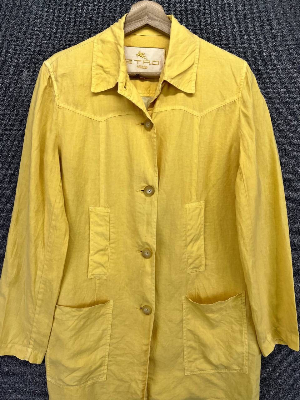 Etro Vintage Etro Milano Button Up Long Jacket Size S / US 4 / IT 40 - 3 Thumbnail