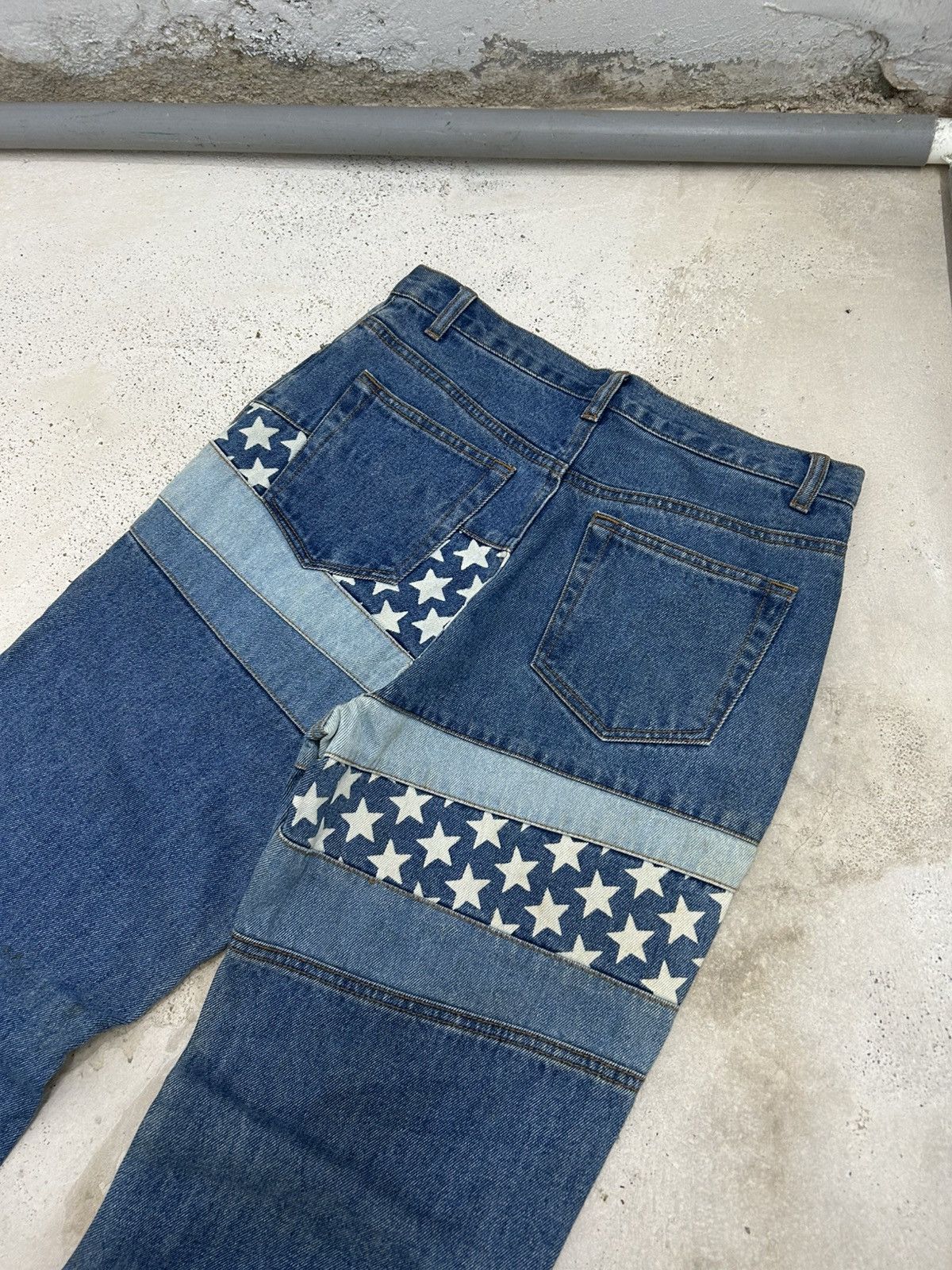 Hysteric Glamour Flare Distressed Jean Denim Star Patch Size US 28 / EU 44 - 11 Thumbnail