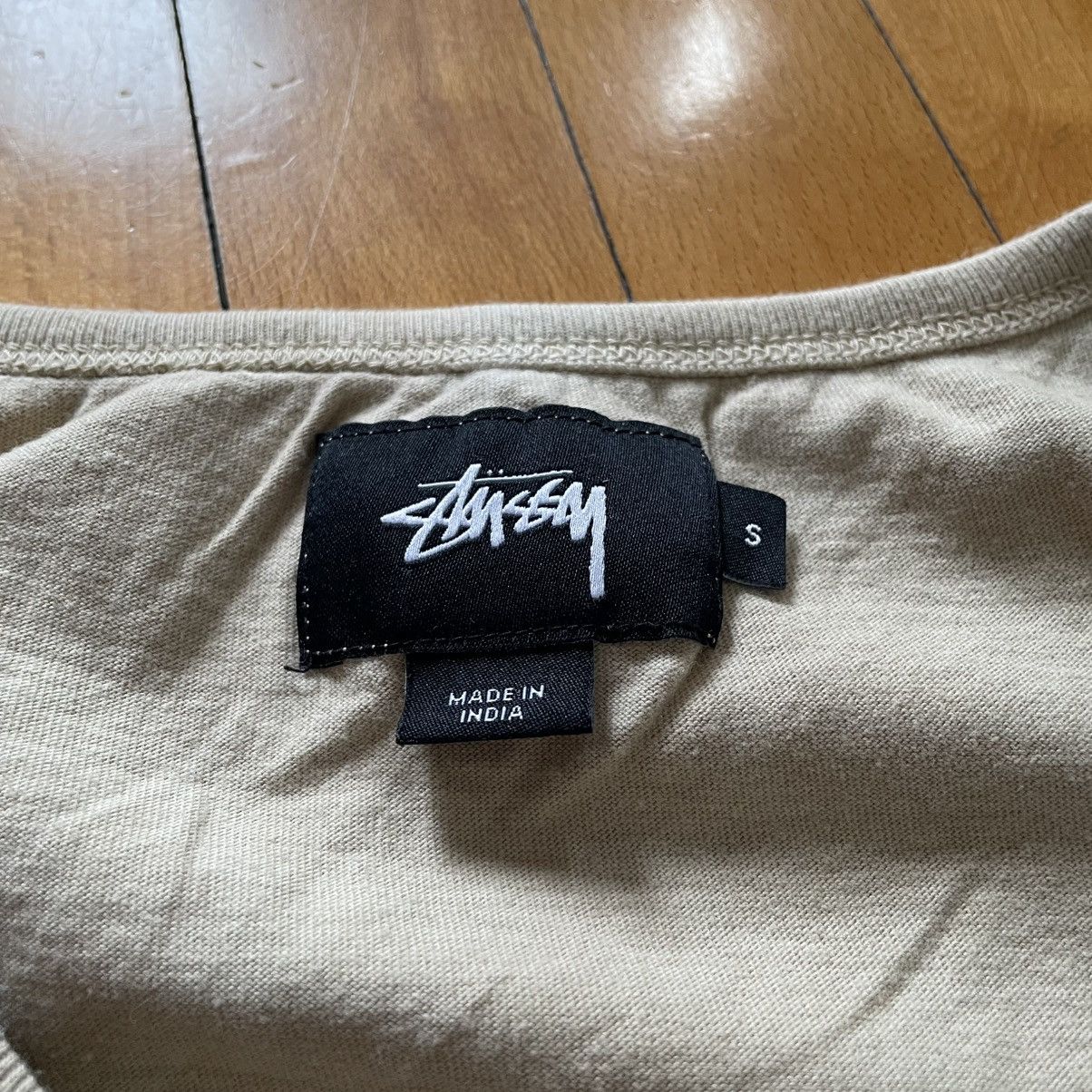 Stussy Beige/Cream Logo Embroidered Tank Top Size US S / EU 44-46 / 1 - 2 Thumbnail