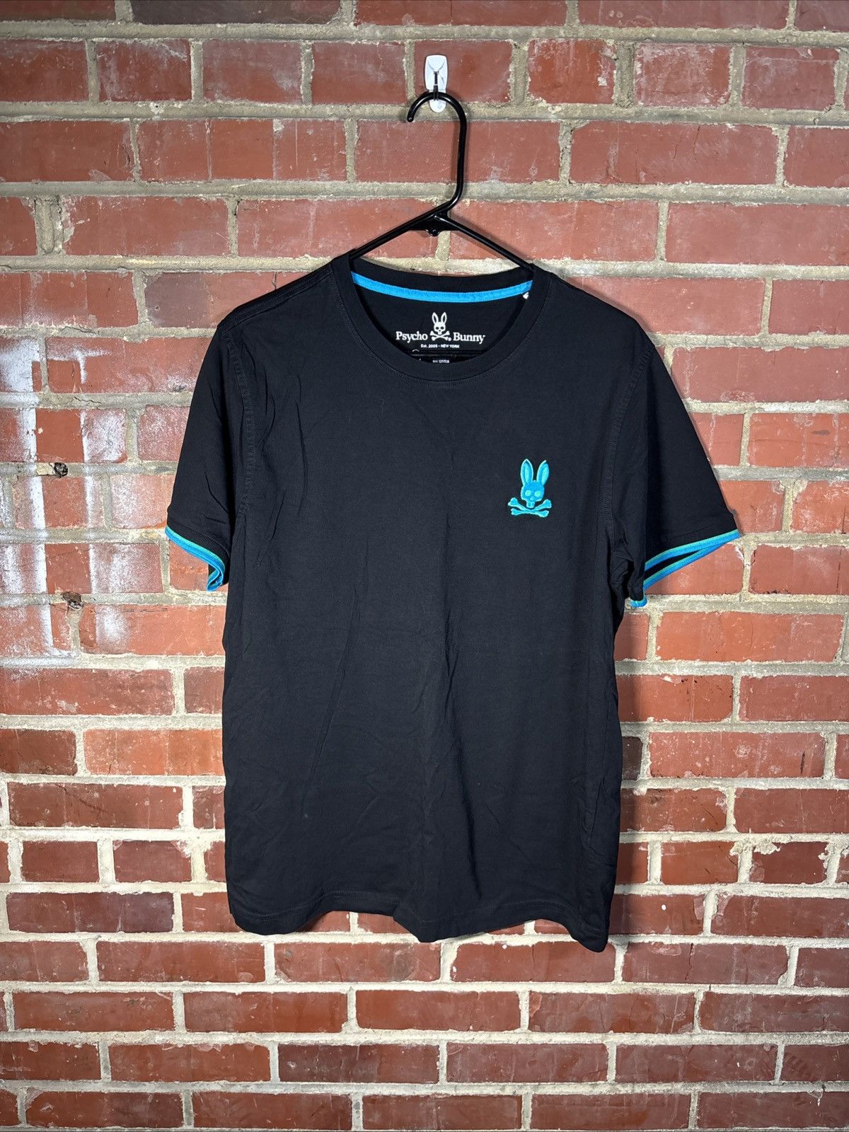 Psycho Bunny Psycho Bunny Blue Bennett Embroidered Shirt Size M (5) Size US M / EU 48-50 / 2 - 1 Thumbnail