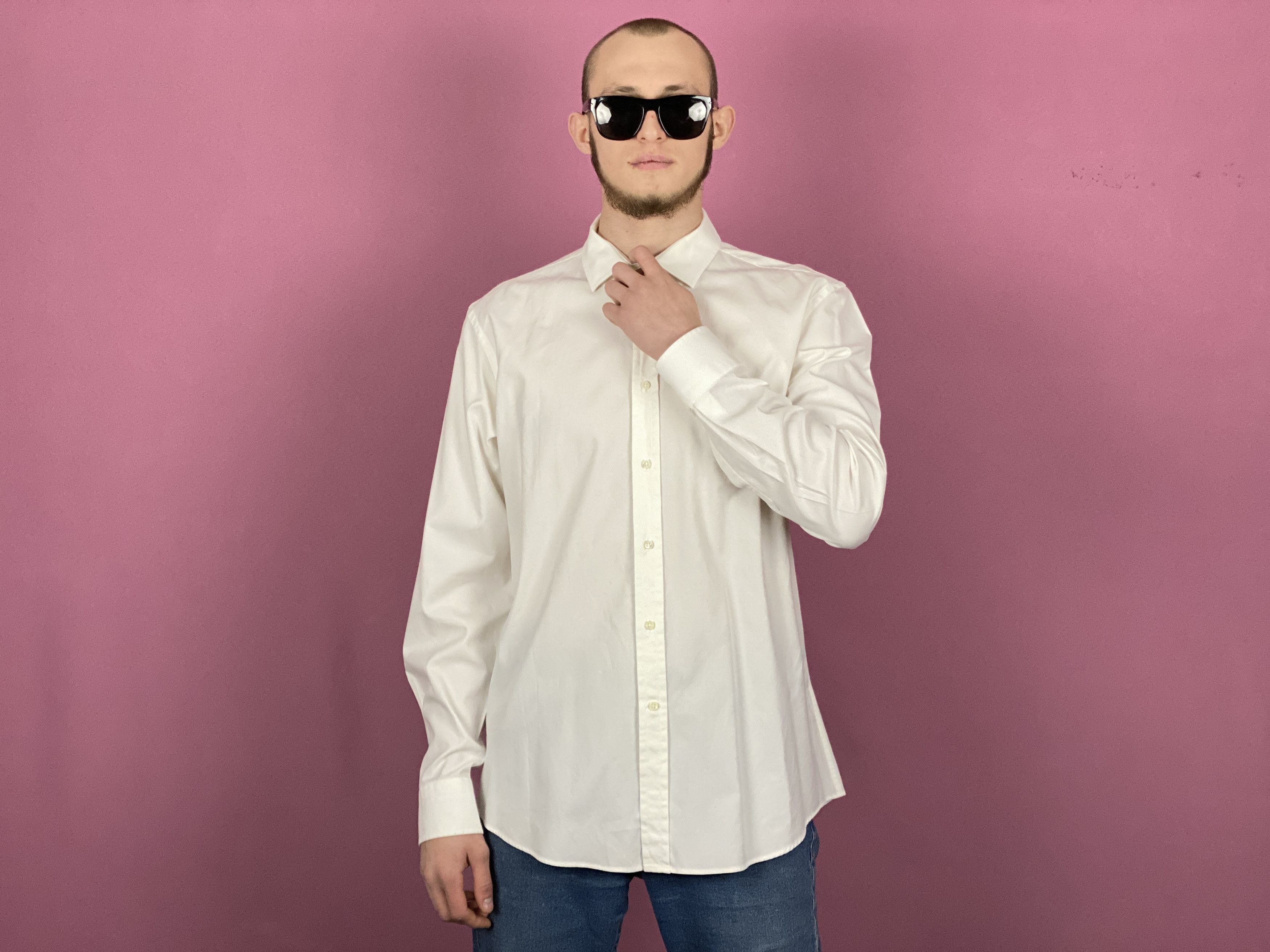 Ralph Lauren × Ralph Lauren Black Label Ralph Lauren Black Label Dress Shirt - XL Size US XL / EU 56 / 4 - 4 Thumbnail