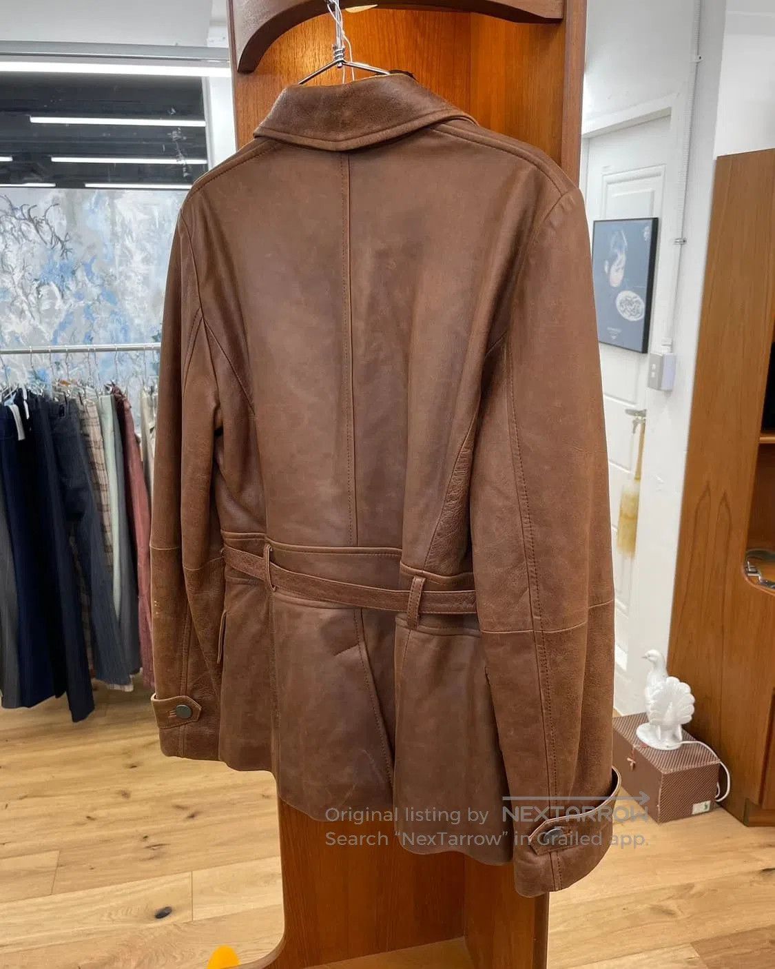 Max Mara Max Mara Vintage Leather Jacket. Size M / US 6-8 / IT 42-44 - 6 Thumbnail