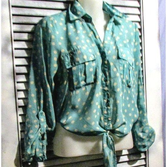 Other Takara Sm Tie Front Blouse Size S / US 4 / IT 40 - 1 Thumbnail
