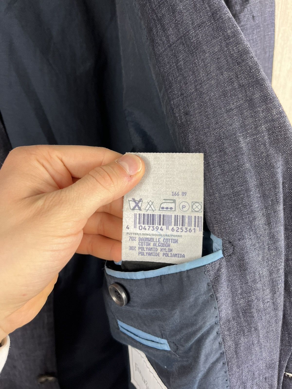 Designer × Hugo Boss Hugo Boss Solbiati 100% linen blazer jacket Ferner Jacobsen Size US S / EU 44-46 / 1 - 19 Thumbnail