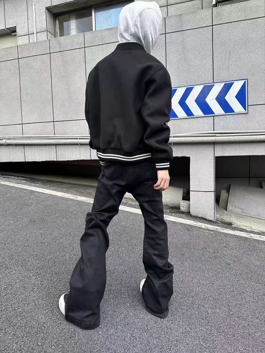 Japanese Brand × Vintage Vintage Street Y2K Brushed Wax Coated Stretch Jeans Size US 32 / EU 48 - 5 Thumbnail