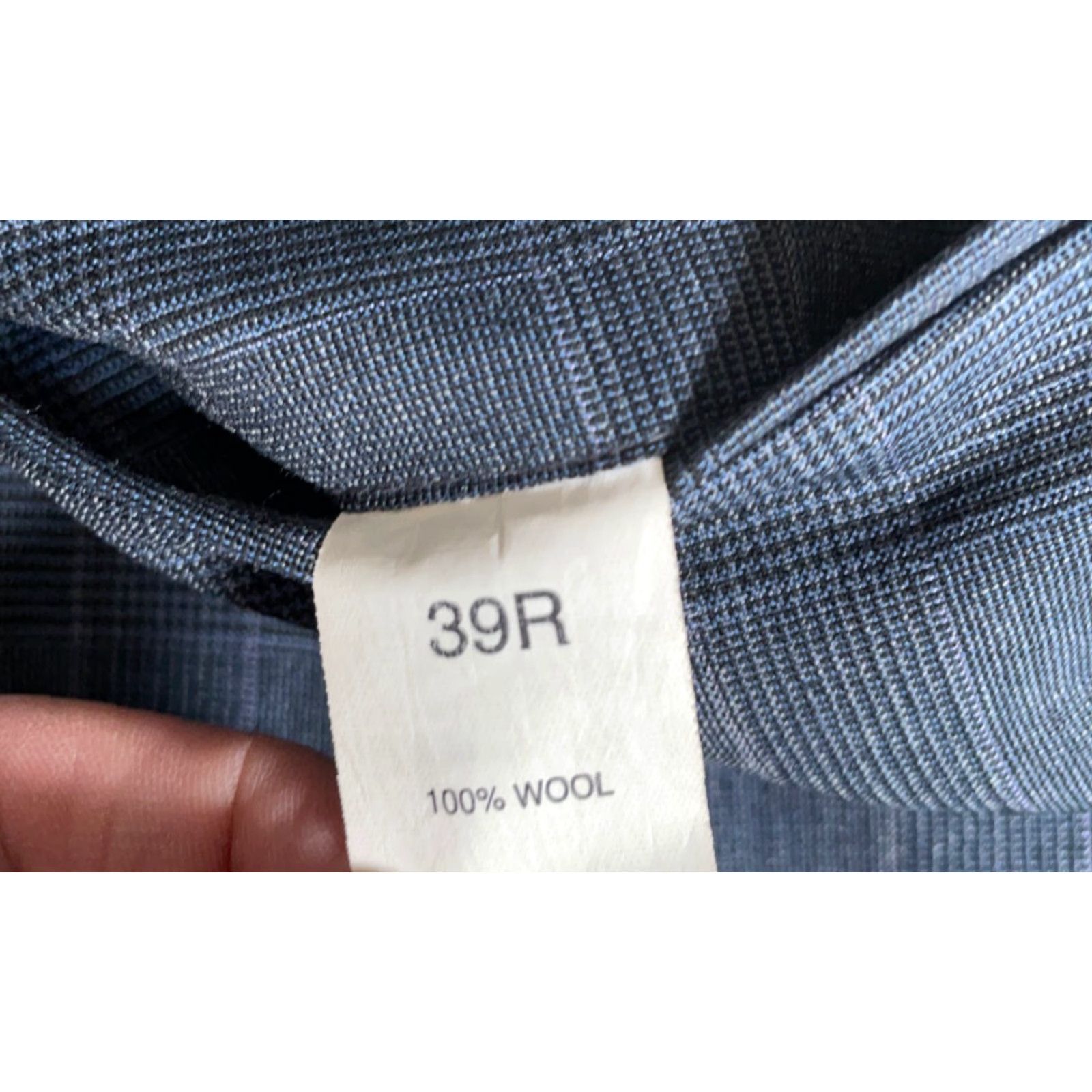 Doublet Unbranded Wool Dress Pants Blue Check Straight Leg 39 Regular Wool Double Pleat Trousers Mens Size US 40 / EU 56 - 3 Thumbnail