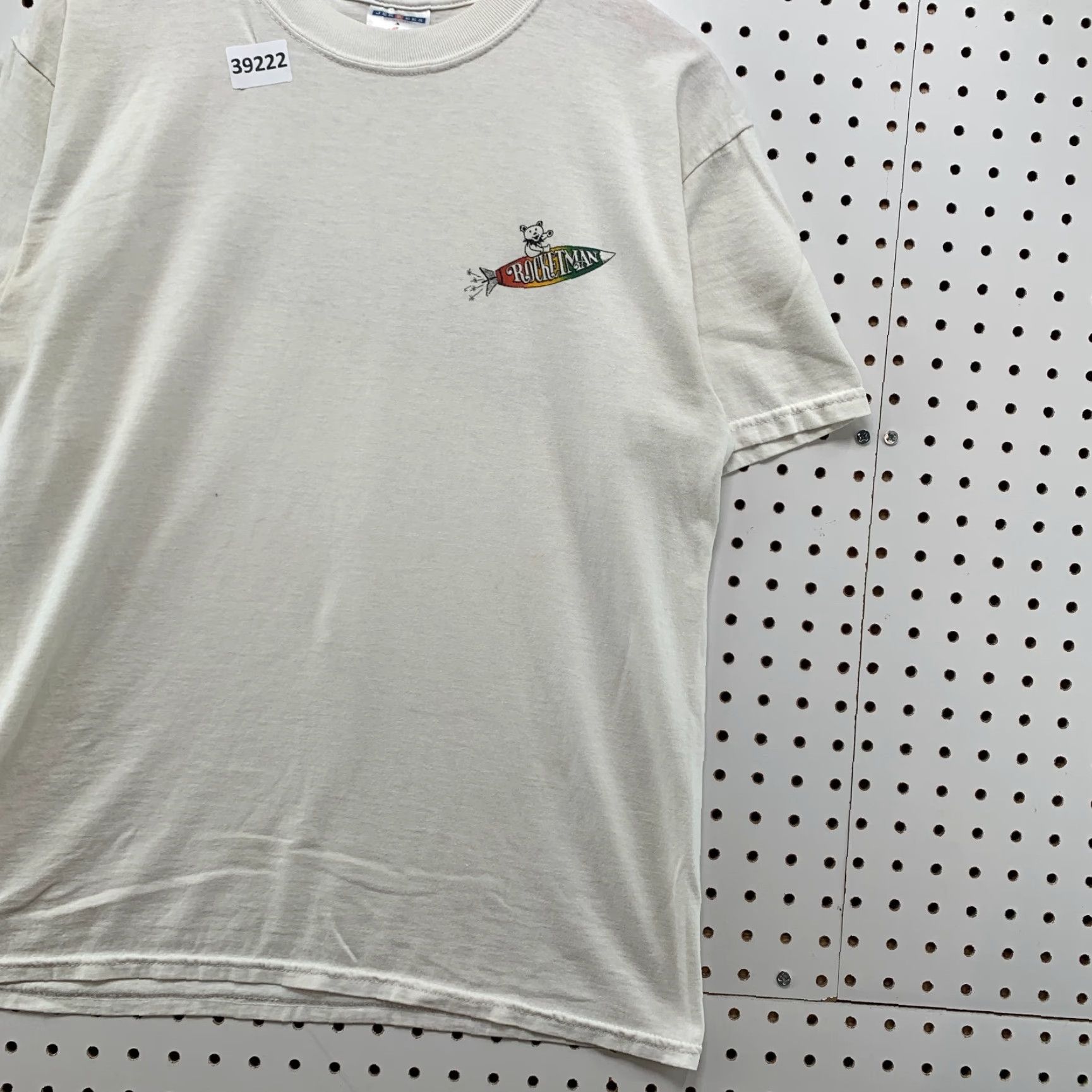 Jerzees Vintage Grateful Dead Bear T-Shirt Men Large White Music 20.5x26 Size US M / EU 48-50 / 2 - 5 Thumbnail