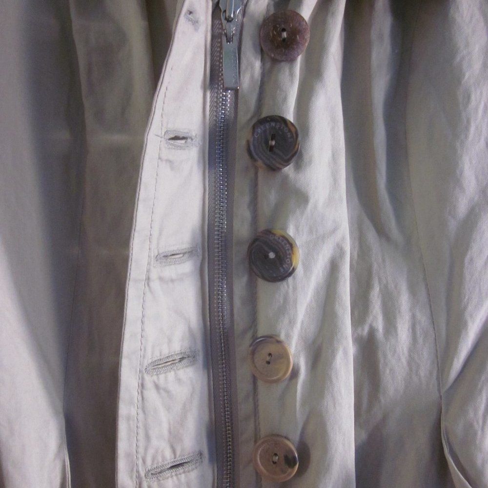 Vintage Creenstone Beige Jacket Size 36 Fits XS Button and Zip Front Size XS / US 0-2 / IT 36-38 - 7 Thumbnail