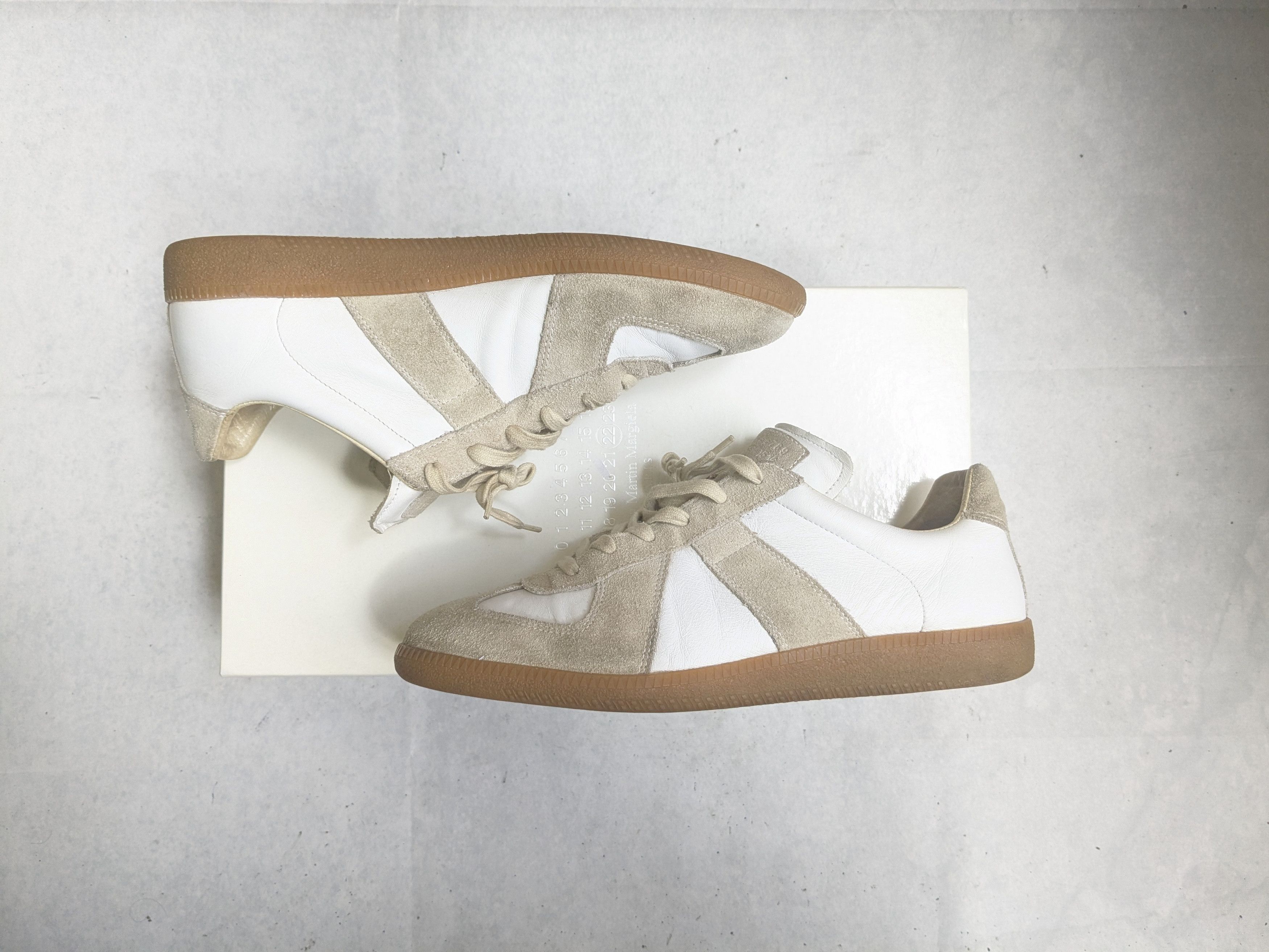 Maison Margiela Maison Margiela Replica GAT White Gray 8 41 Low Tops Gum Size US 8 / EU 41 - 2 Thumbnail