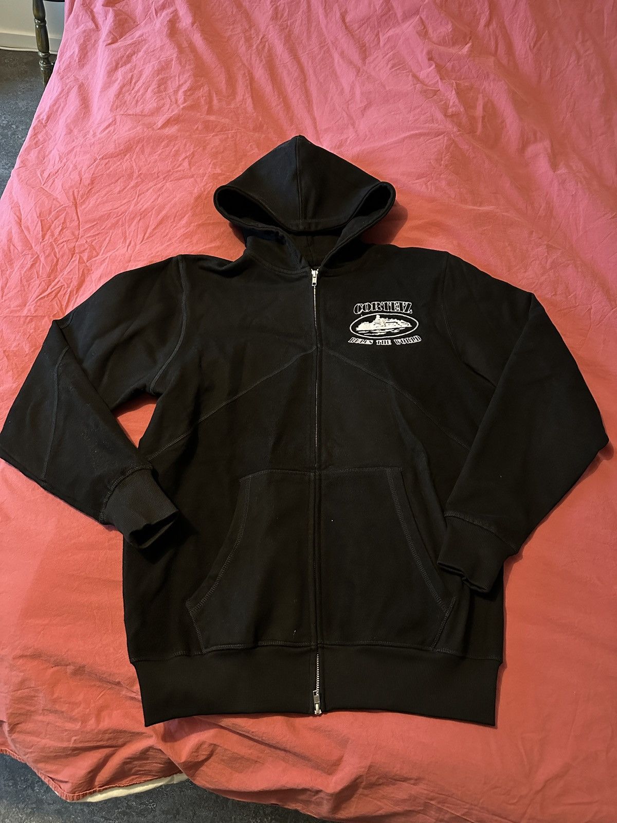 Corteiz Corteiz V2 superior black hoodie | Grailed